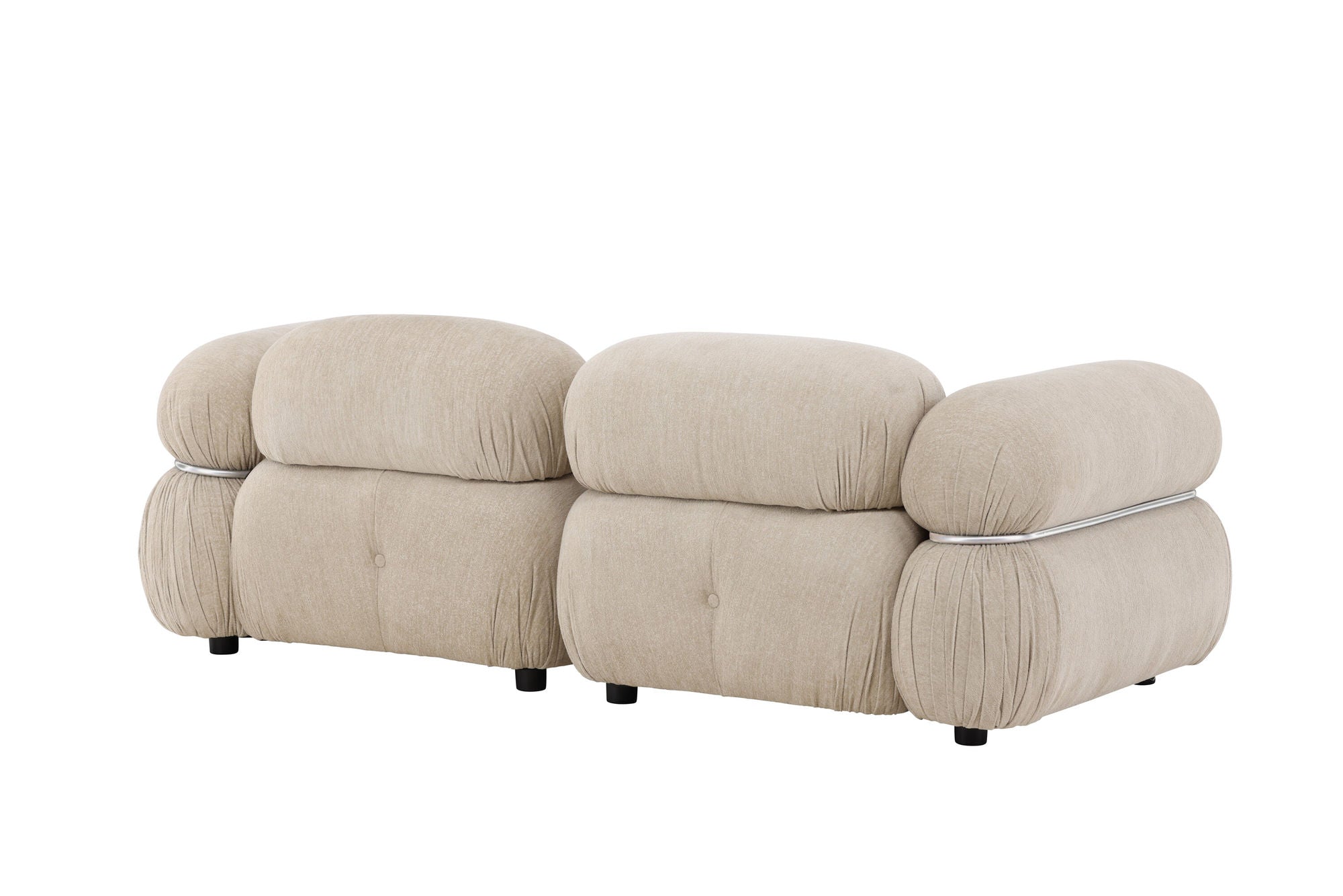 Venture Home Mika Module Sofa Beige/Silver 2 pieces