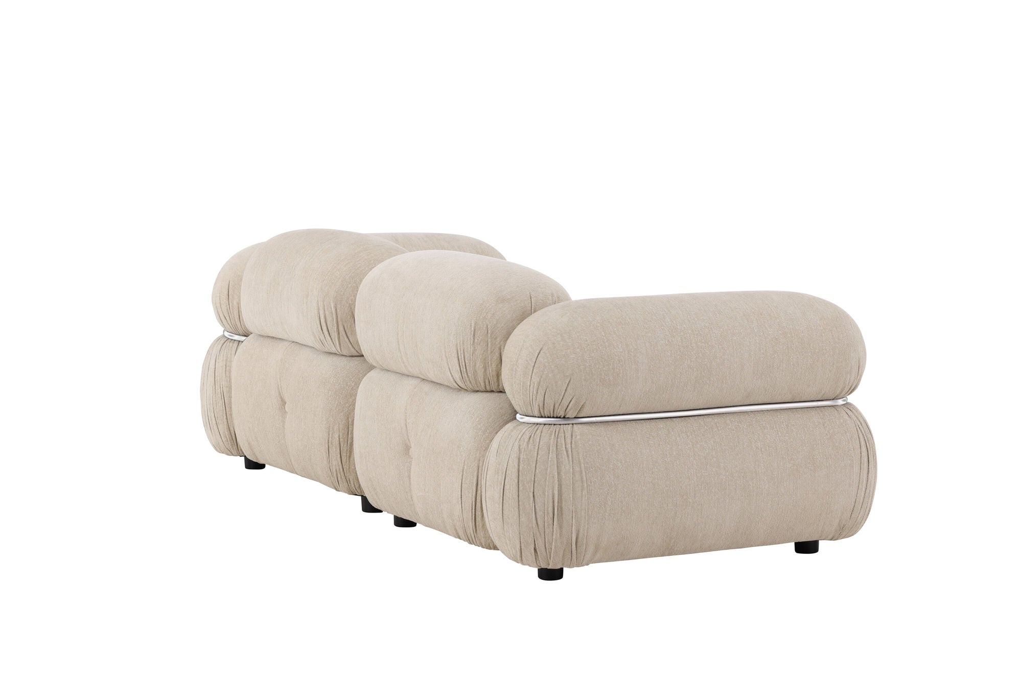 Venture Home Mika Module Sofa Beige/Silver 2 pieces