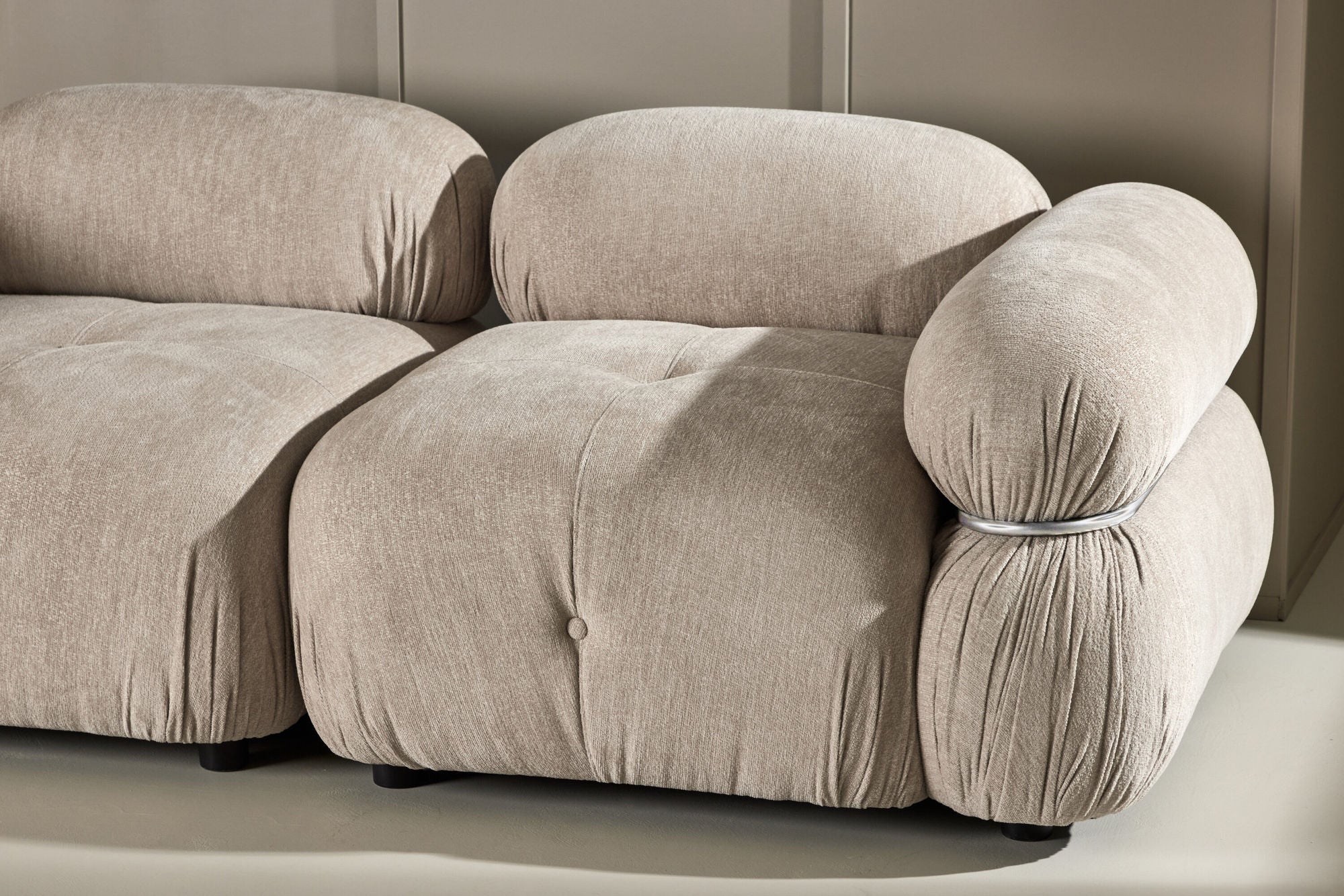 Venture Home Mika Module Sofa Beige/Silver 2 pieces