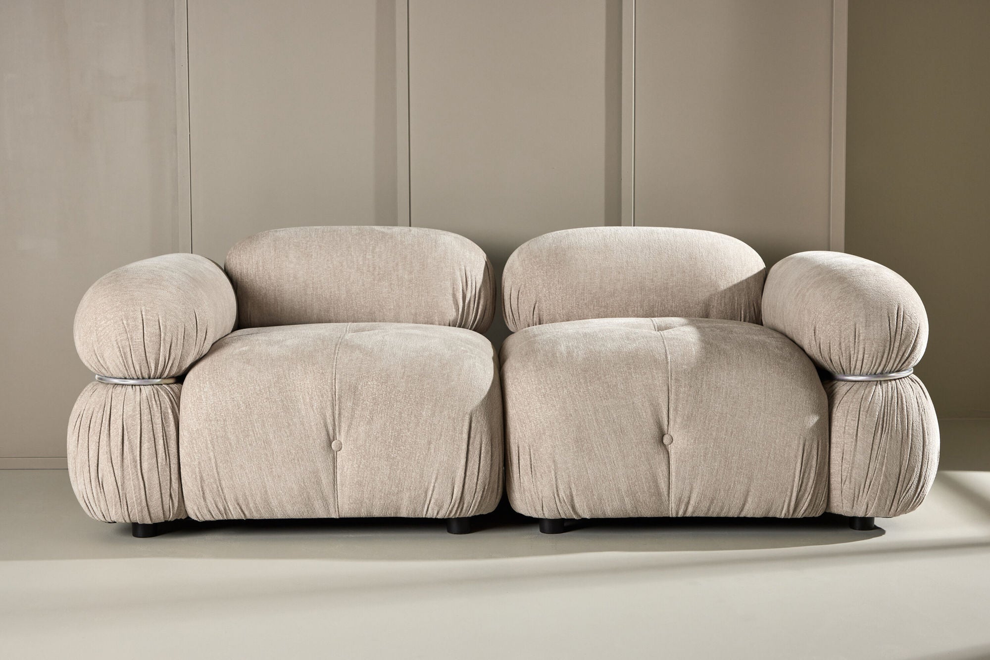 Venture Home Mika Module Sofa Beige/Silver 2 pieces