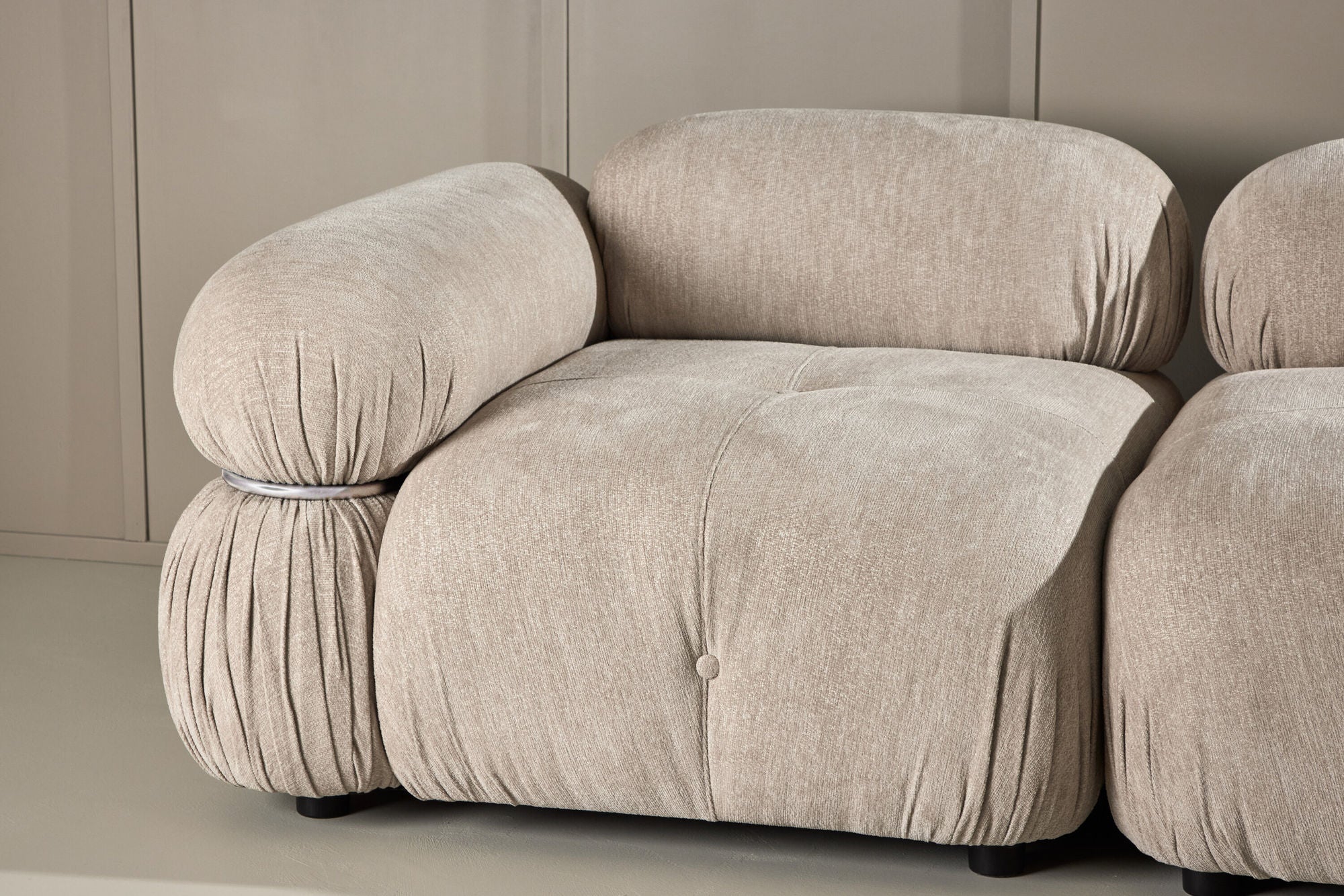 Venture Home Mika Module Sofa Beige/Silver 2 pieces