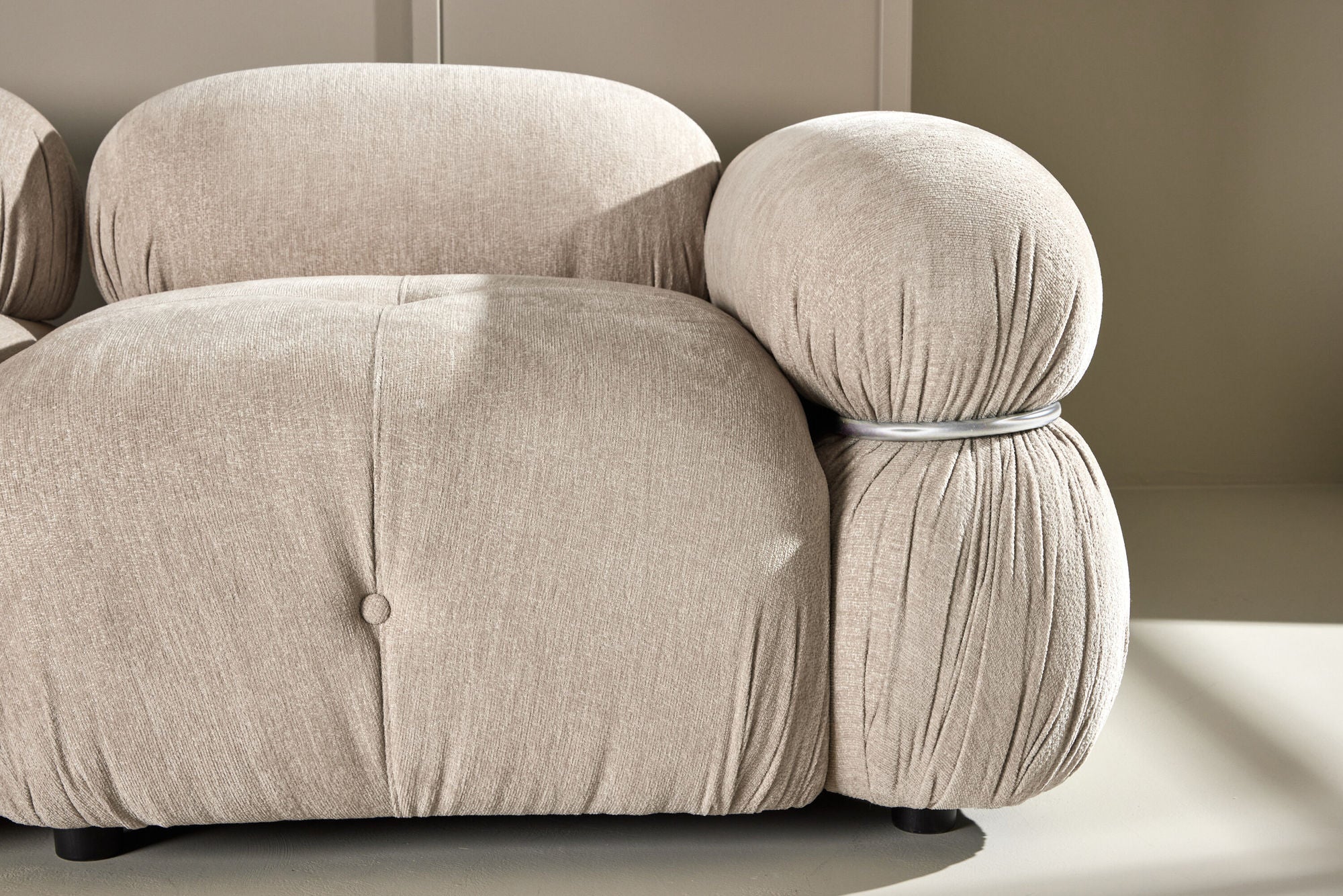 Venture Home Mika Module Sofa Beige/Silver 2 pieces