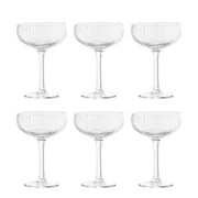 Bloomingville Astrid Champagne Glas, Multipak, Klar, Glas