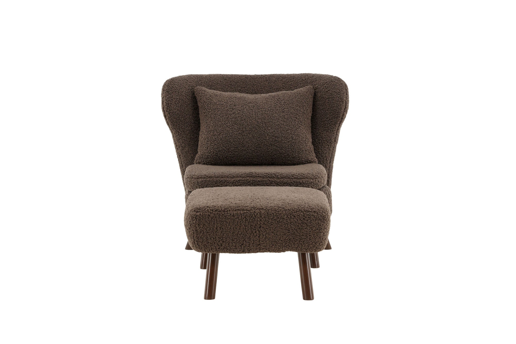 Vind Ryxö Single Sofa - Brown / Dark Brown Teddy