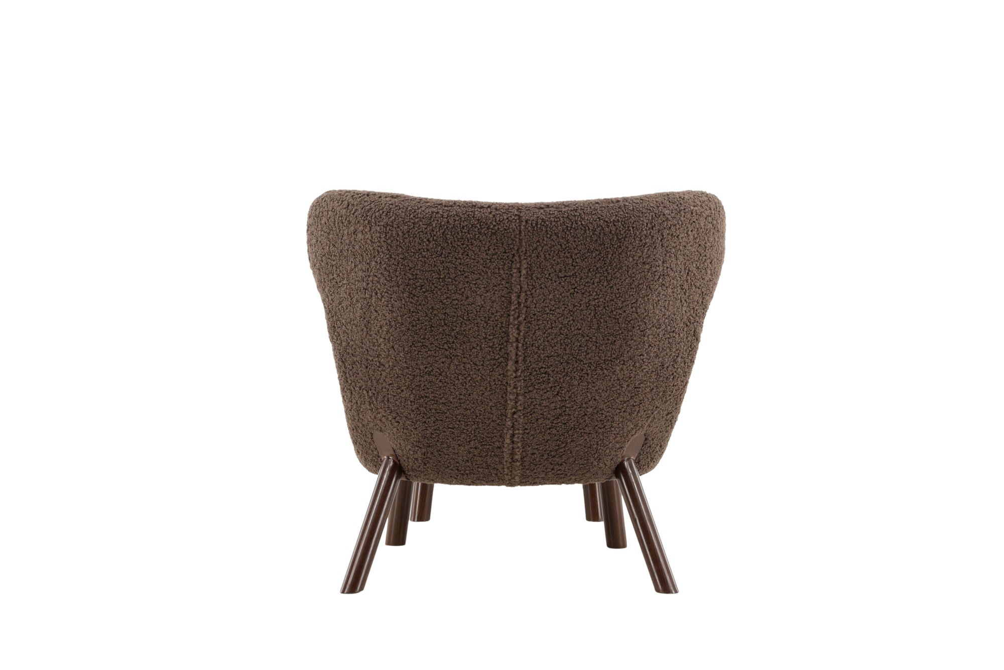 Vind Ryxö Single Sofa - Brown / Dark Brown Teddy