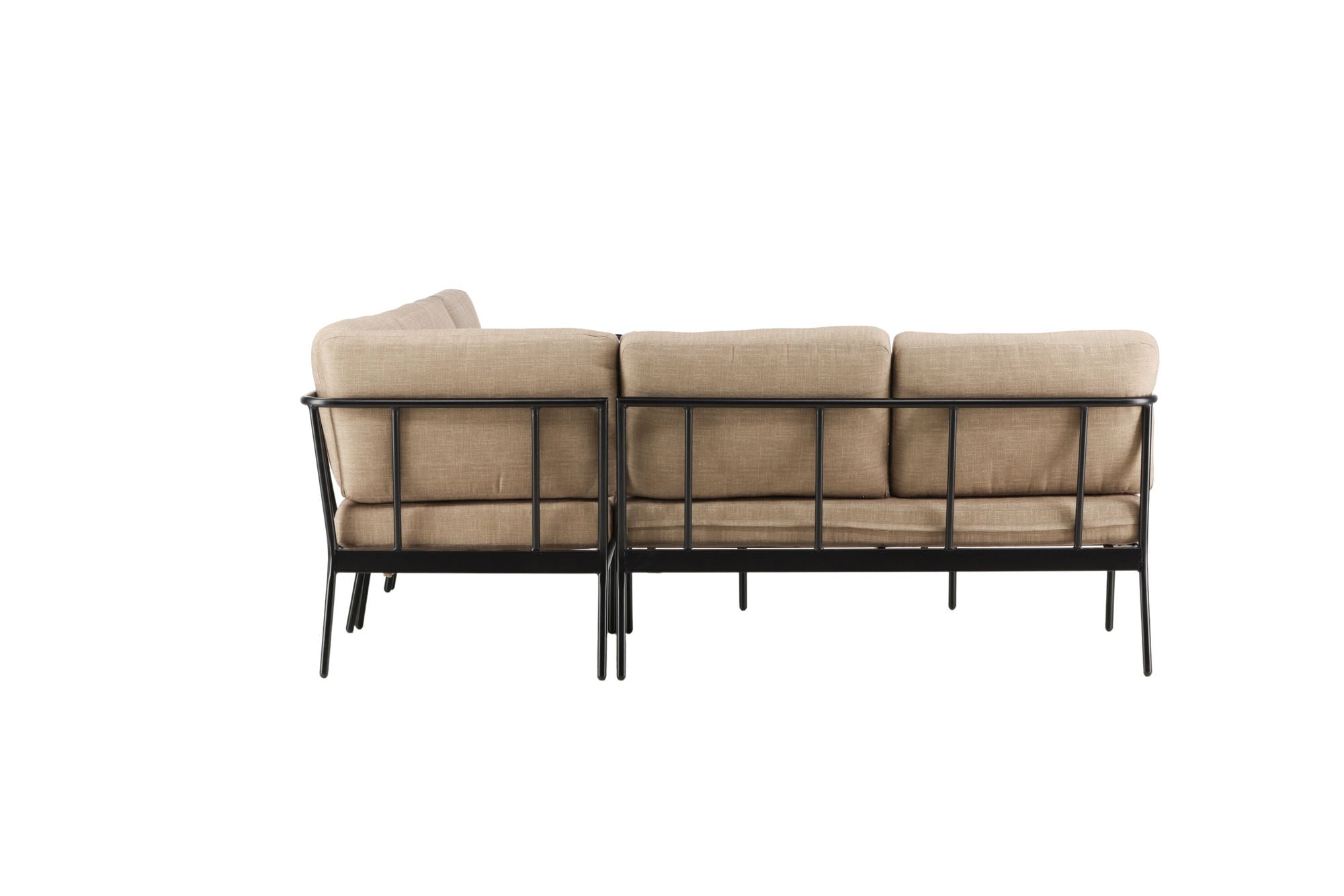 Venture Home Pehnna hjørne Loungeset Steel - Black / Sand