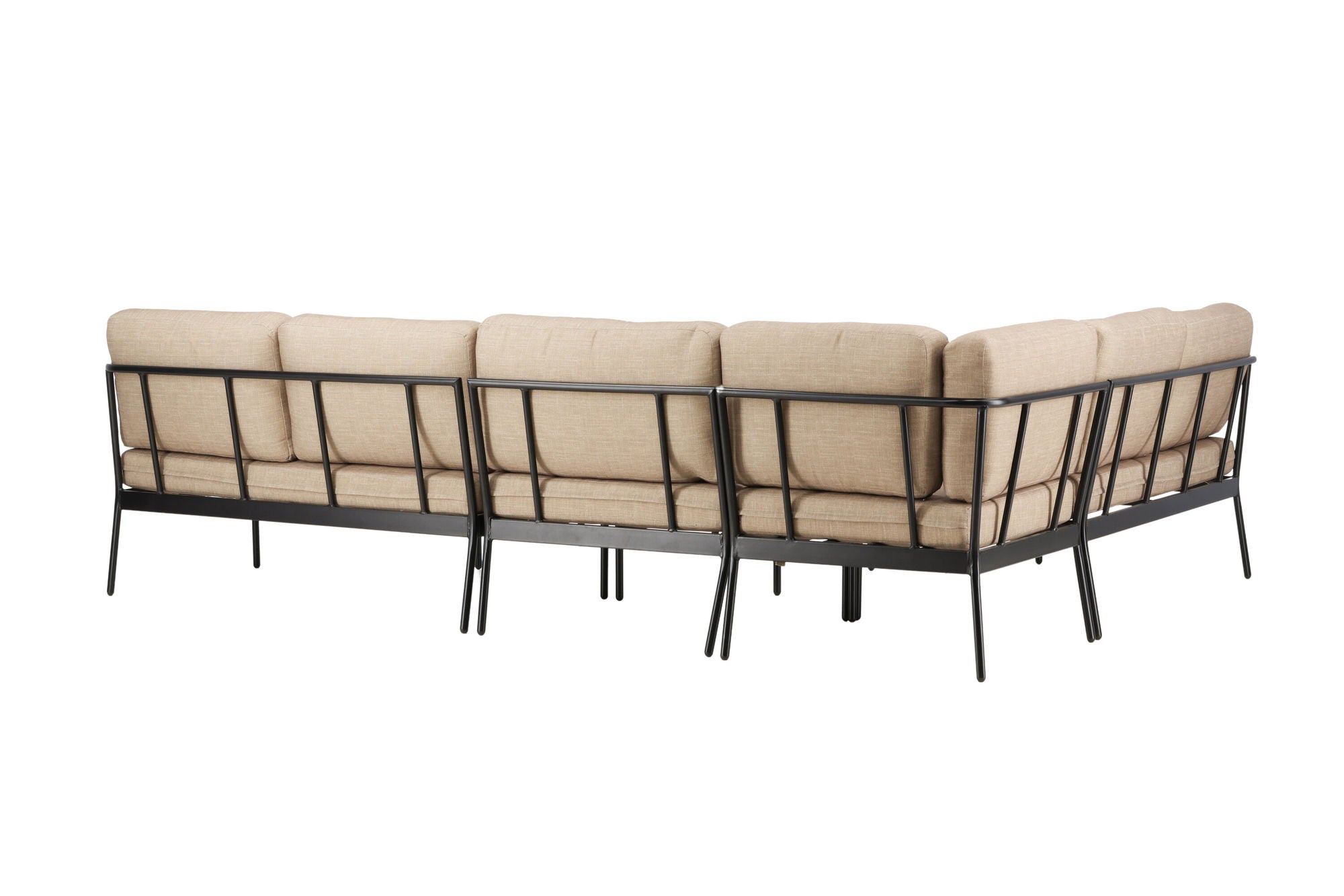 Venture Home Pehnna hjørne Loungeset Steel - Black / Sand