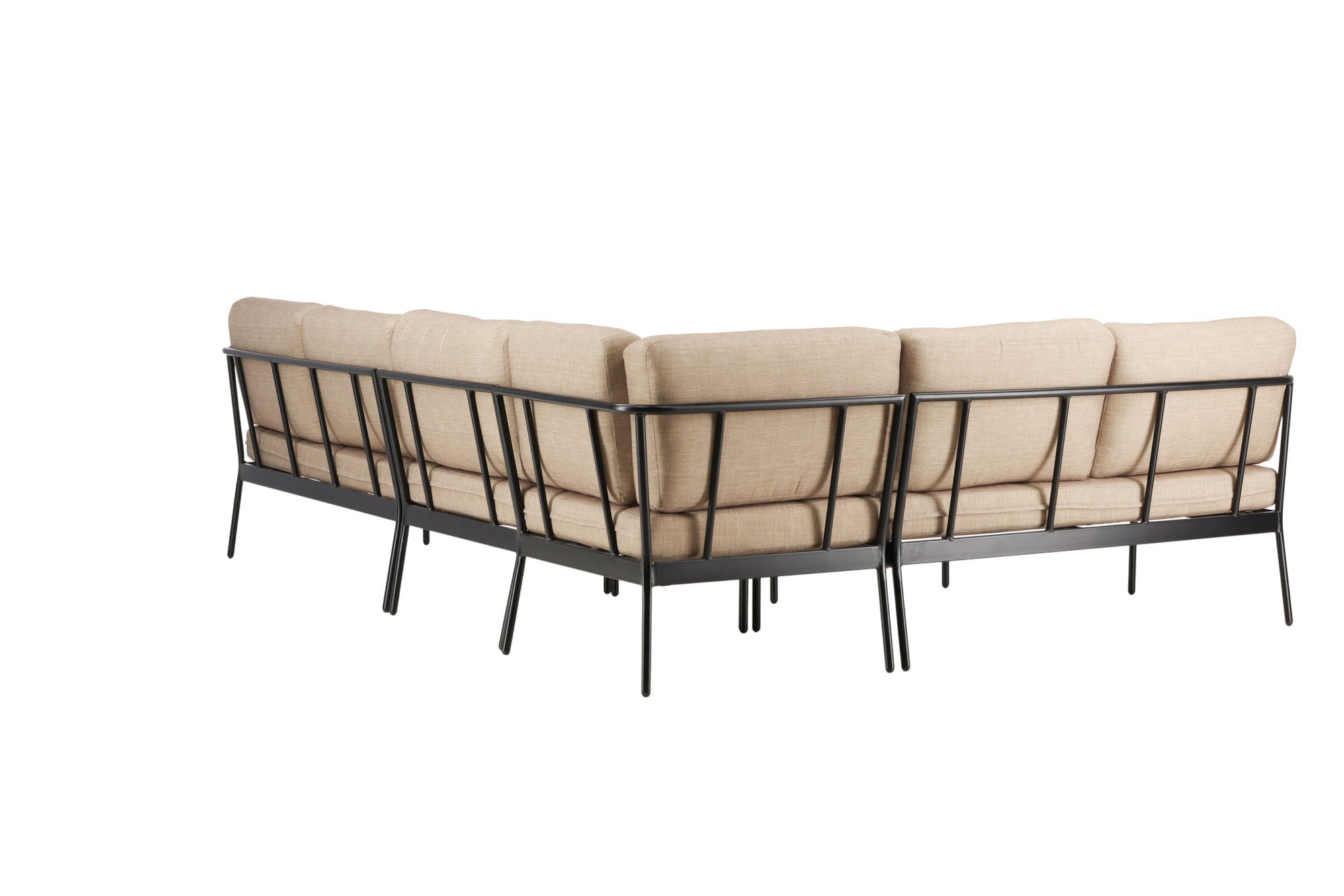 Venture Home Pehnna hjørne Loungeset Steel - Black / Sand