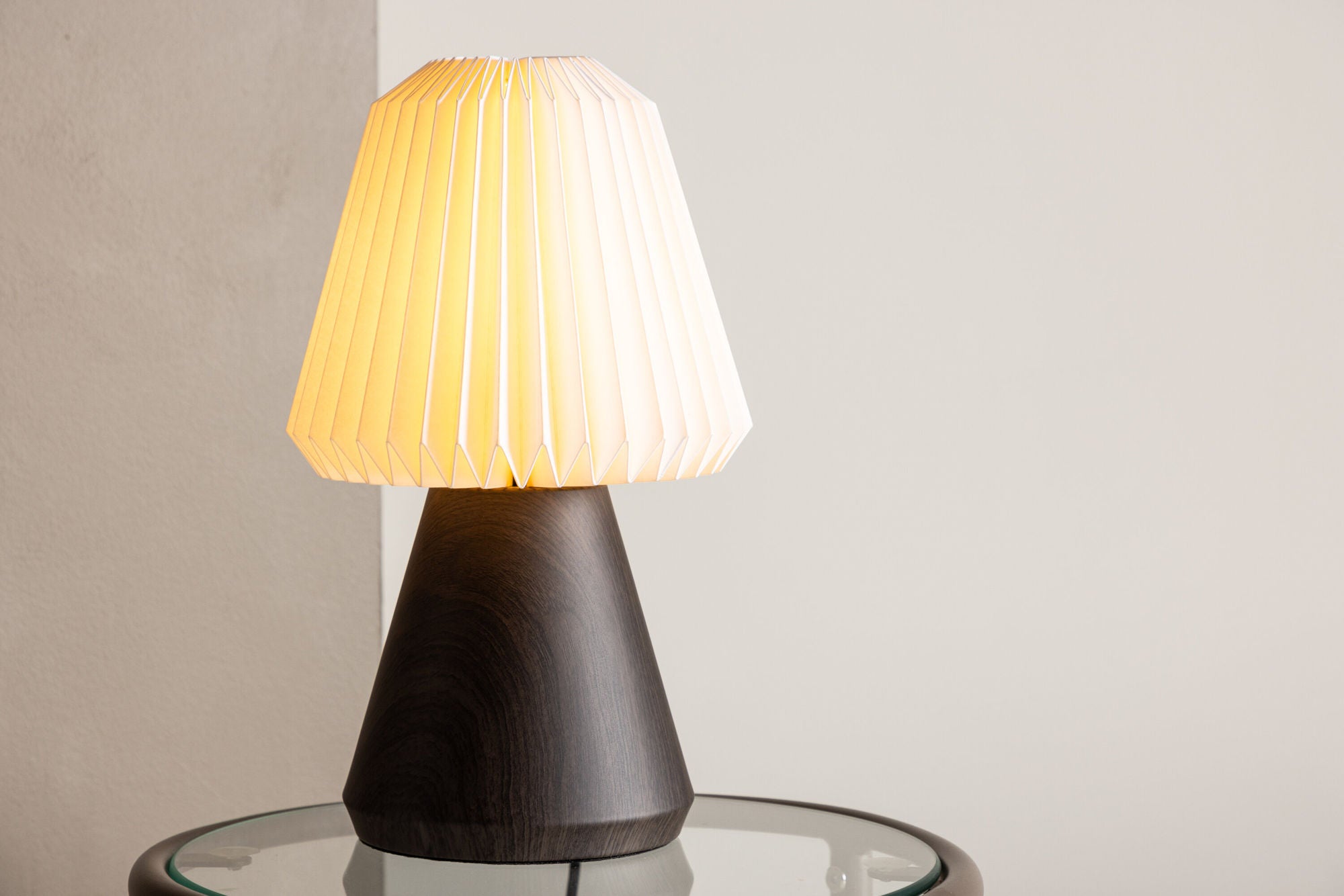 Venture Home Fjällen 20cm bord lampe - Oak Foil / White