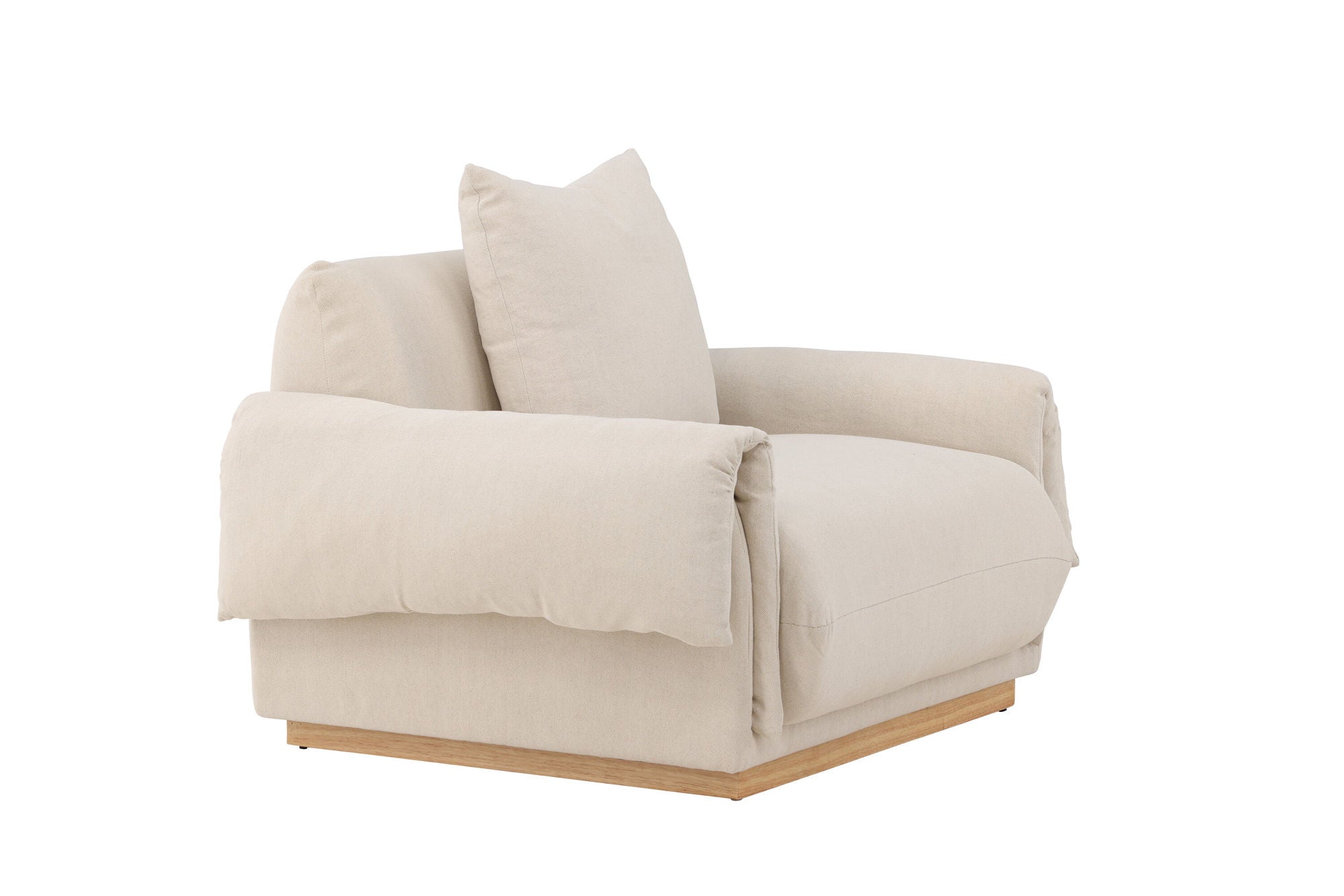 Vind Mollösund 1-seat  - Beige Linen /