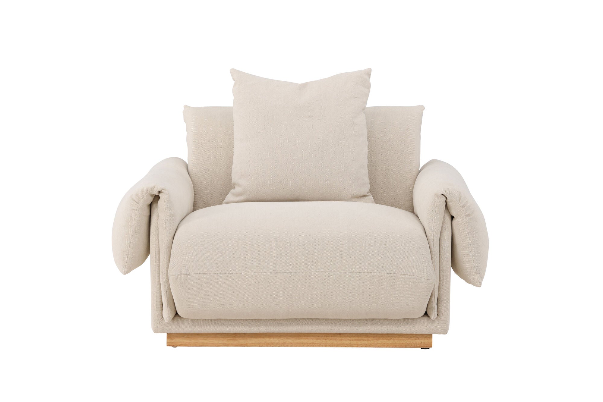 Vind Mollösund 1-seat  - Beige Linen /