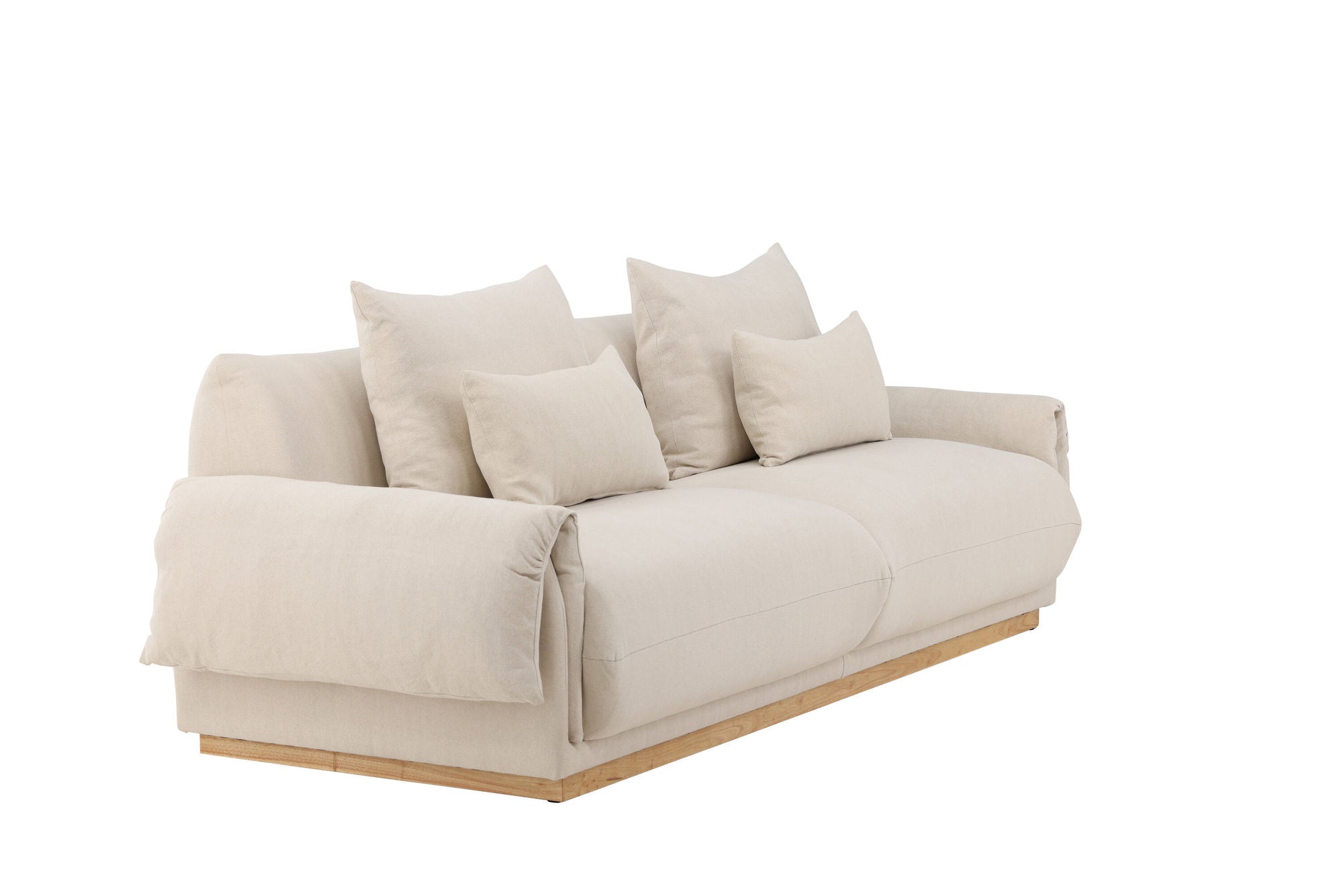 Vind Mollösund 3-seat Sofa - Beige Linen /