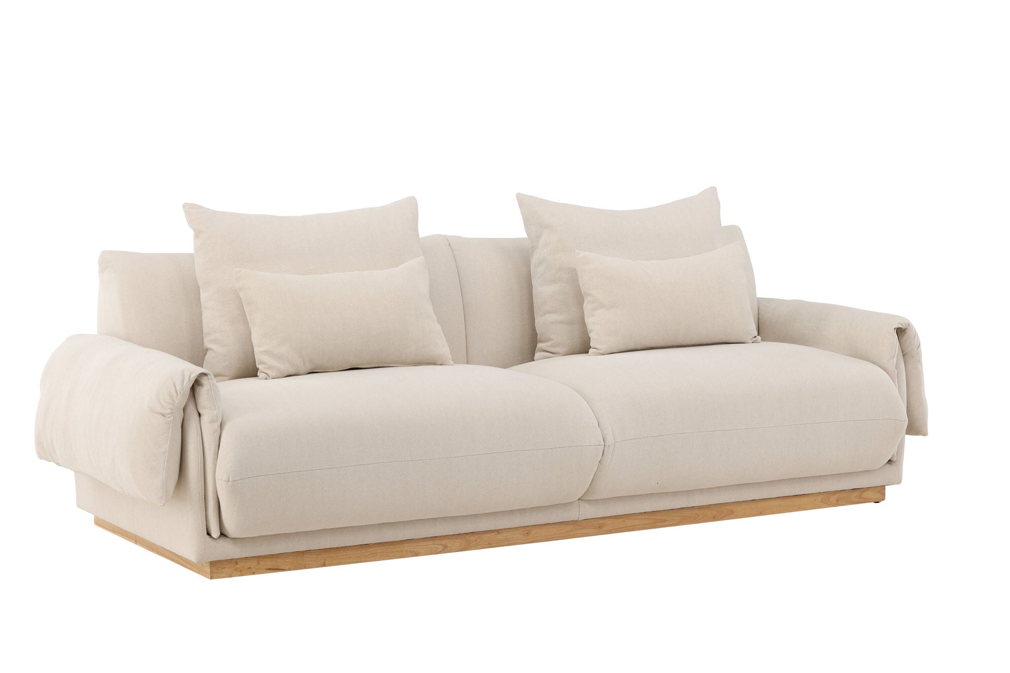 Vind Mollösund 3-seat Sofa - Beige Linen /