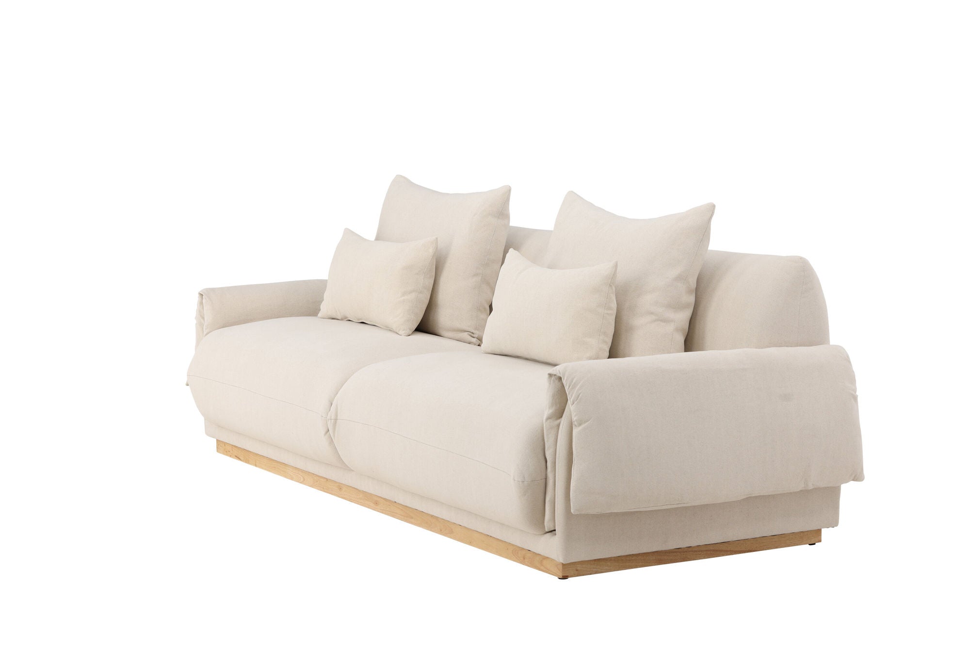 Vind Mollösund 3-seat Sofa - Beige Linen /