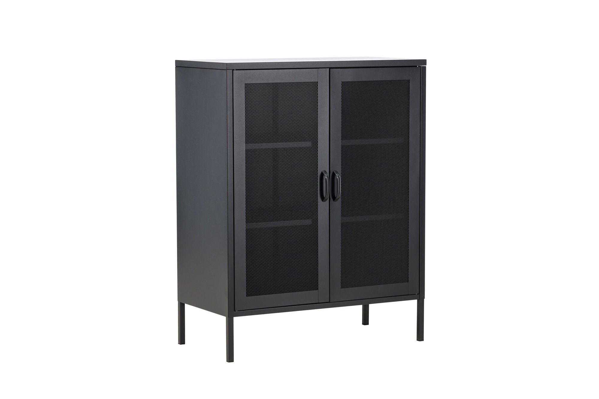 Venture Home Misha - Low cabinet mesh doors - Black - Ersätts av 25360-208