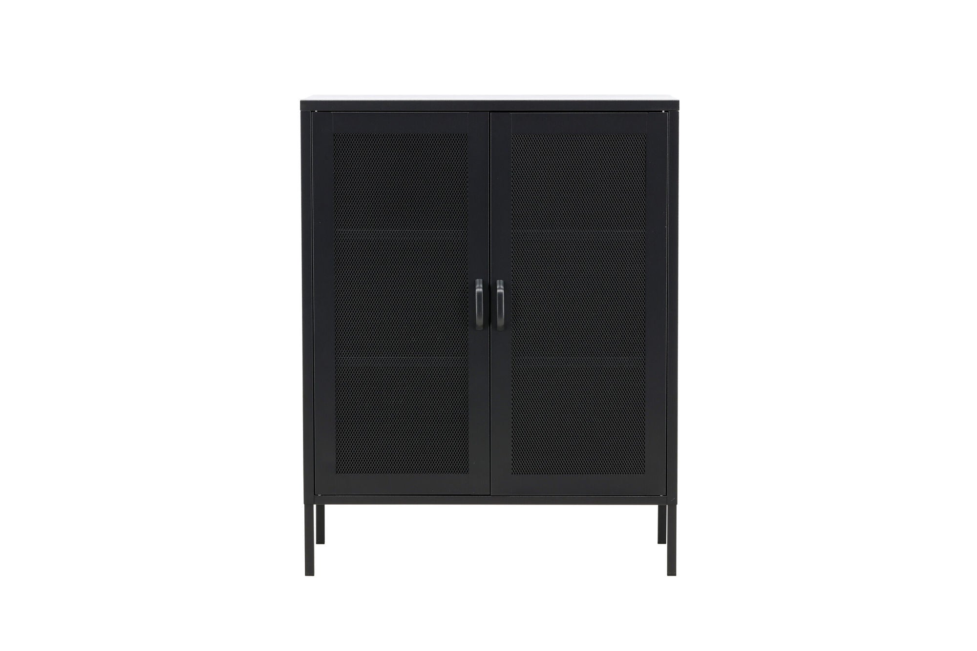 Venture Home Misha - Low cabinet mesh doors - Black - Ersätts av 25360-208