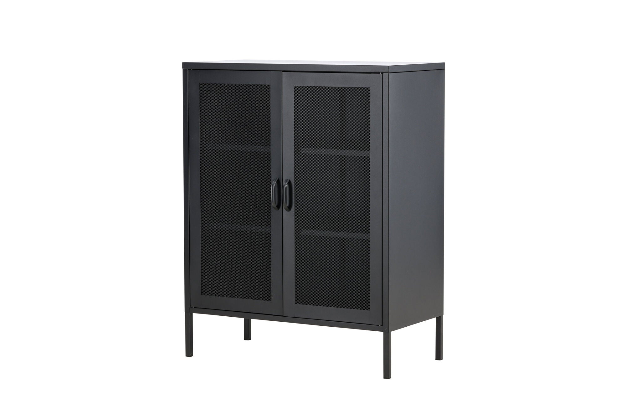 Venture Home Misha - Low cabinet mesh doors - Black - Ersätts av 25360-208