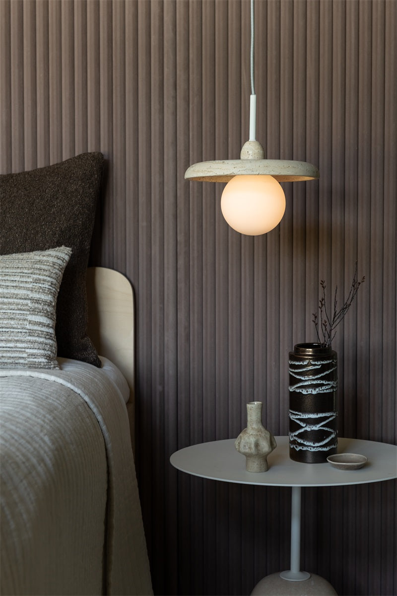 Tivoli dia.25 x h 16cm disc, Hvid, loftlampe