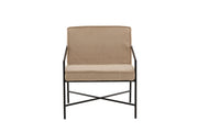 Venture Home Rakel Single Sofa - Black / Beige Teddy