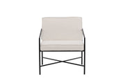 Venture Home Rakel Single Sofa - Black / Offwhite Teddy