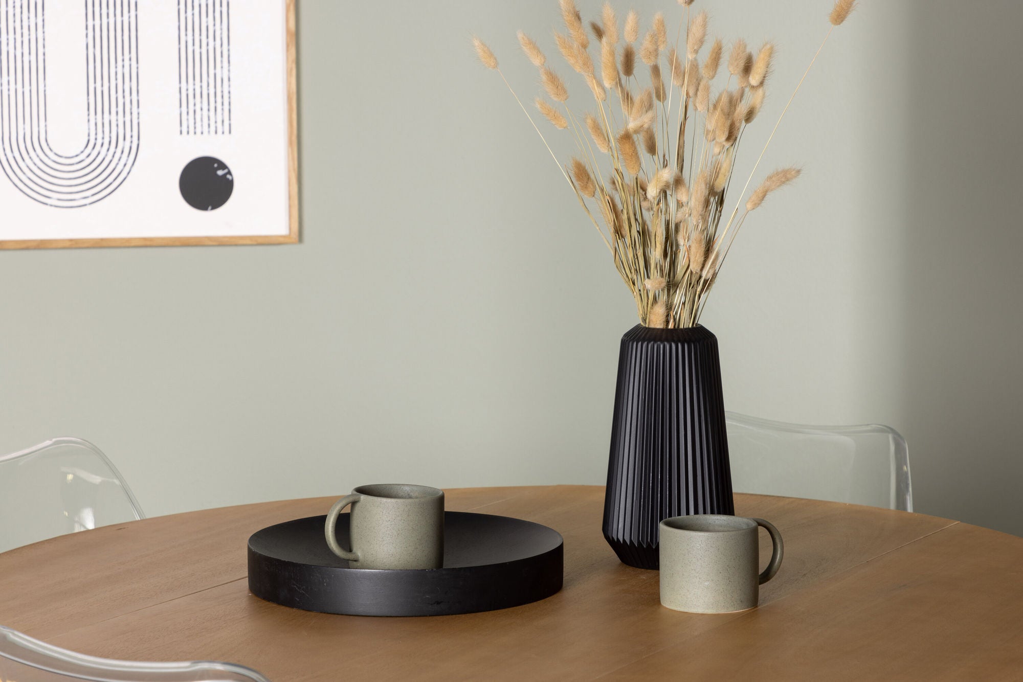 Venture Home Yakidon spisebord - Rubberwood / Oaklook MDF +Edvin Spisebordsstol - Nature / PET (seat cushion white) PET surface,seat with usual sponge _4