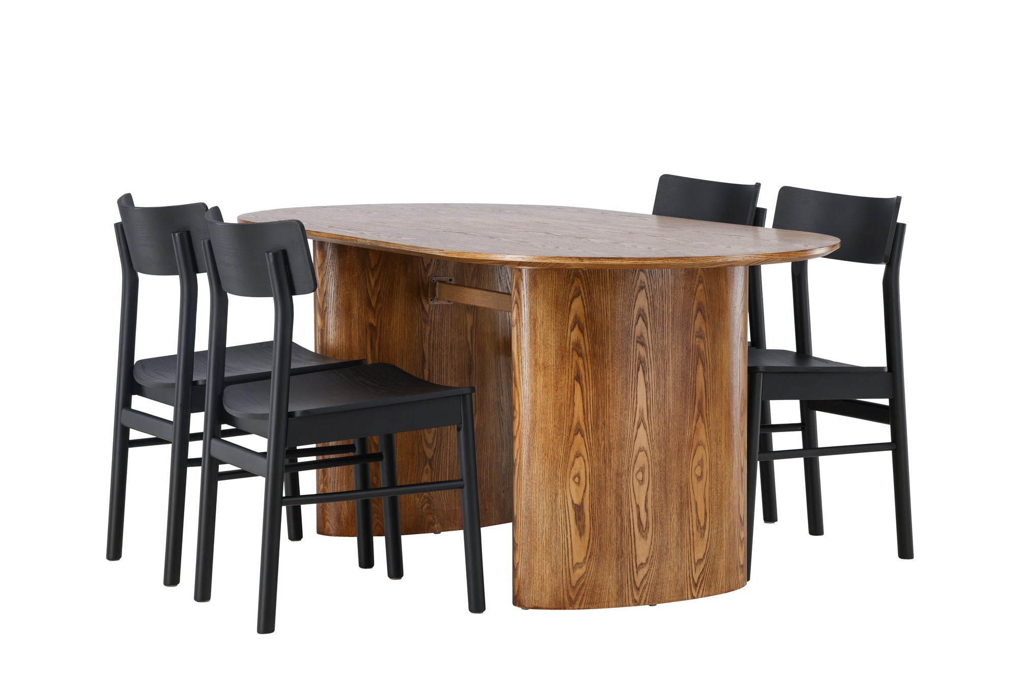 Venture Home Isolde spisebord 140*75 - Nature / Nature MDF +Montros Spisebordsstol - Natural / Natural Rubberwood _4