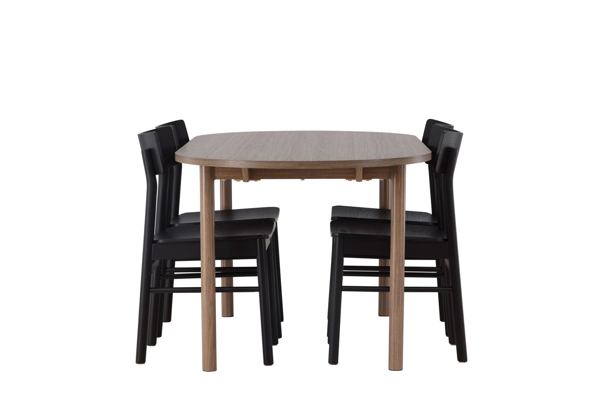 Venture Home Andy spisebord 180*75 - Natural / Natural MDF +Montros Spisebordsstol - Natural / Natural Rubberwood _4