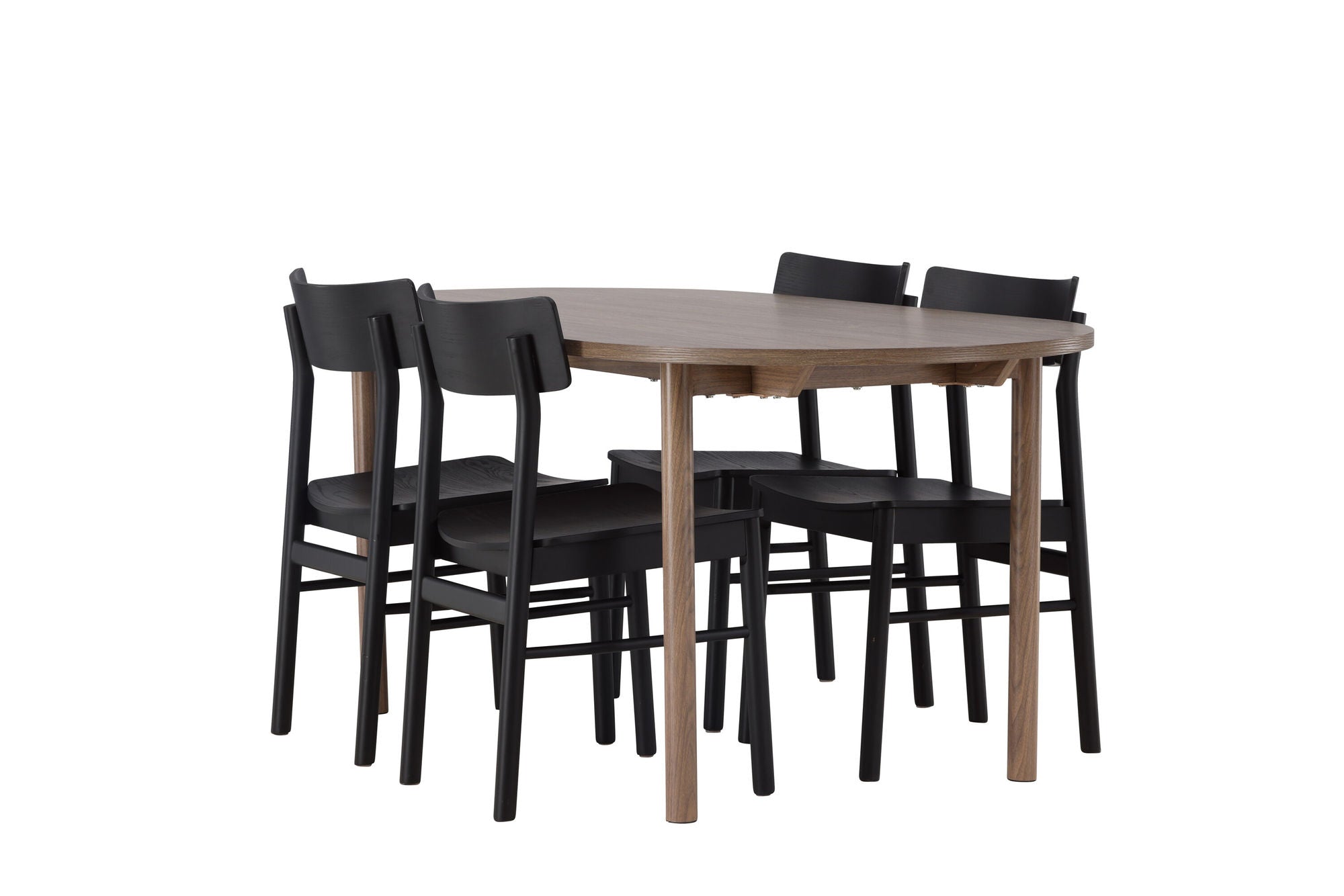 Venture Home Andy spisebord 180*75 - Natural / Natural MDF +Montros Spisebordsstol - Natural / Natural Rubberwood _4