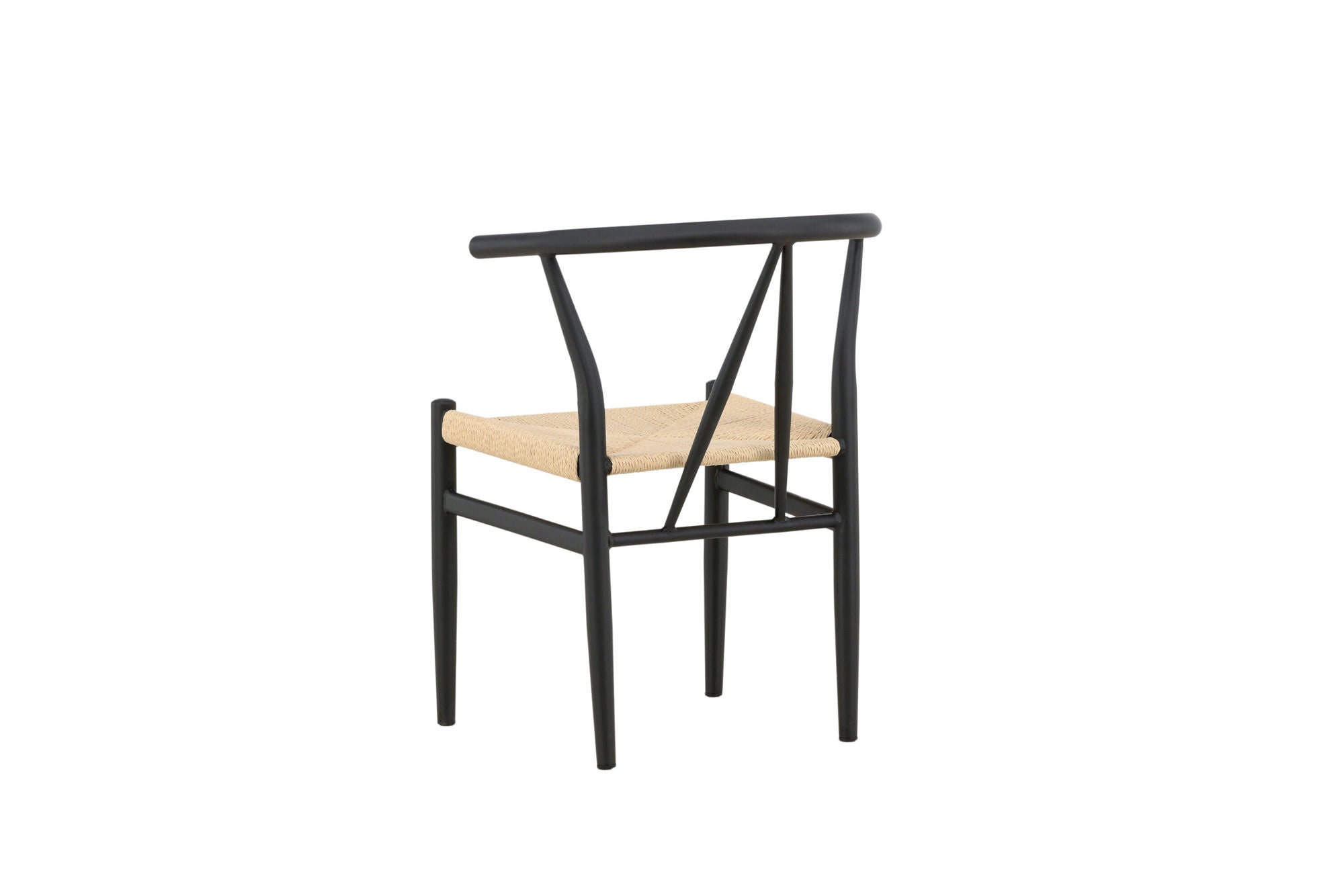 Venture Home Alfons Spisebordsstol - Black / Beige Rope
