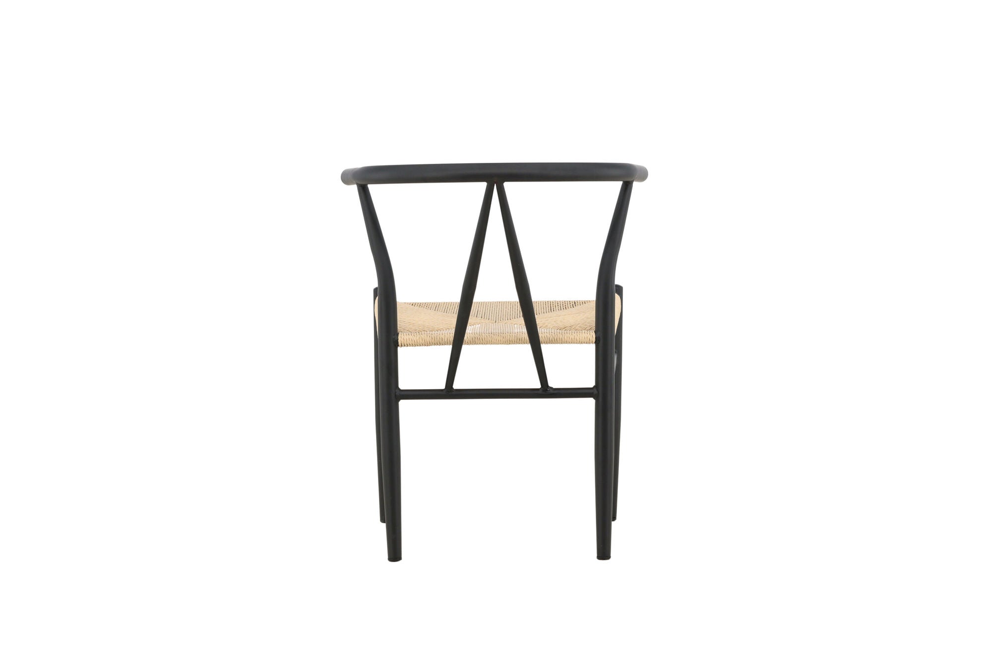 Venture Home Alfons Spisebordsstol - Black / Beige Rope