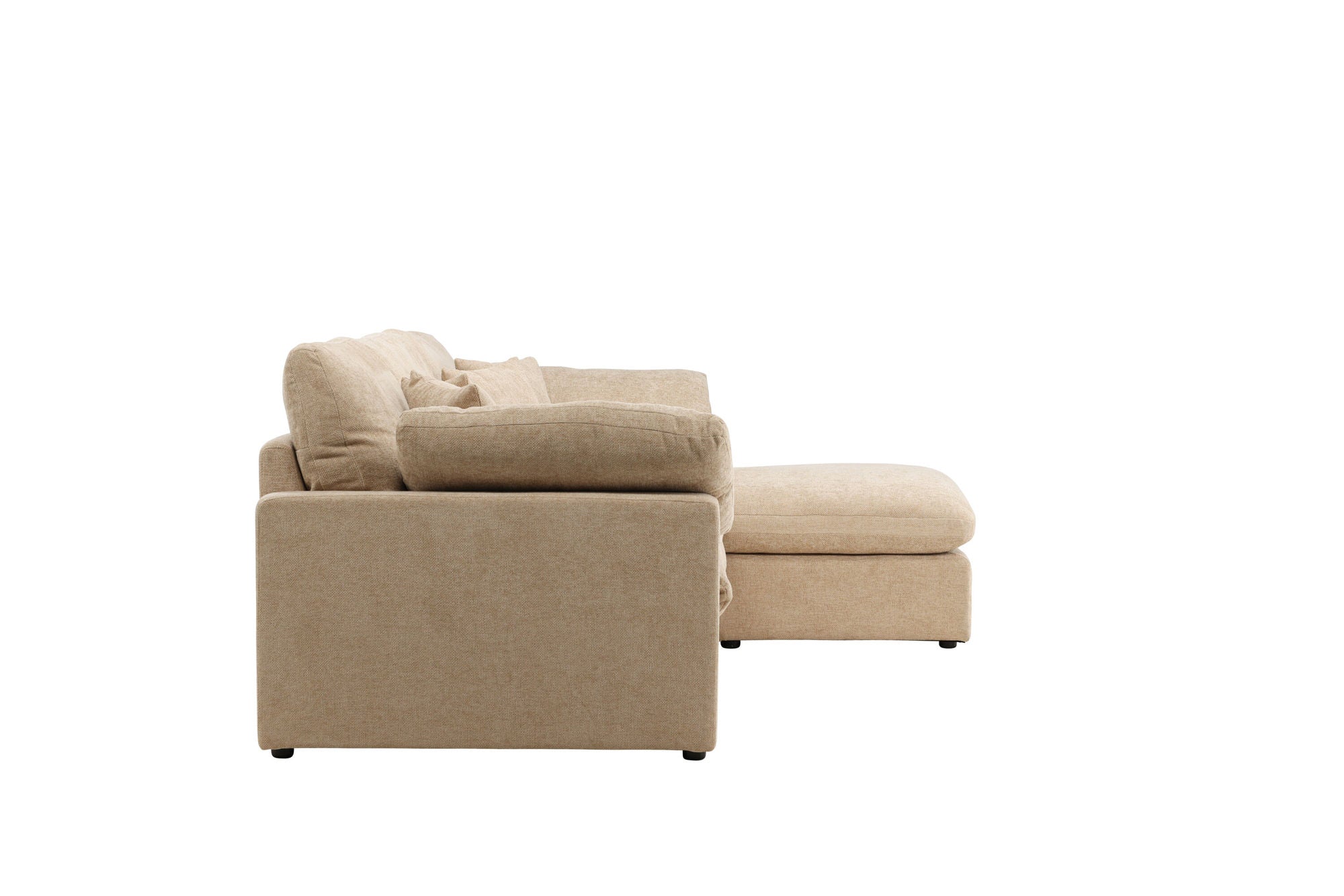 Vind Amalfi hjørne Sofa - Sand Fabric /