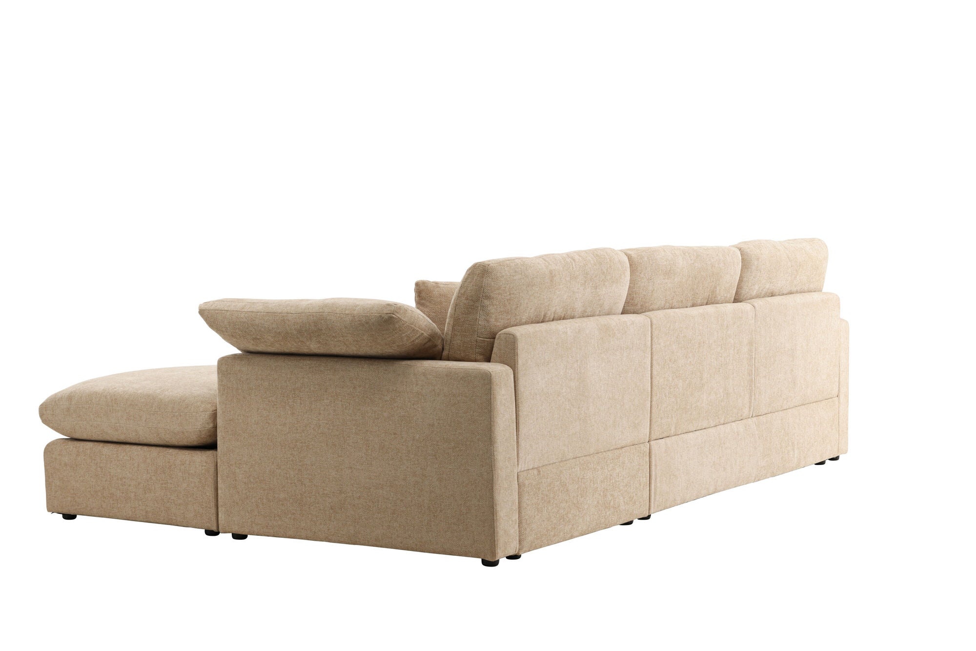 Vind Amalfi hjørne Sofa - Sand Fabric /