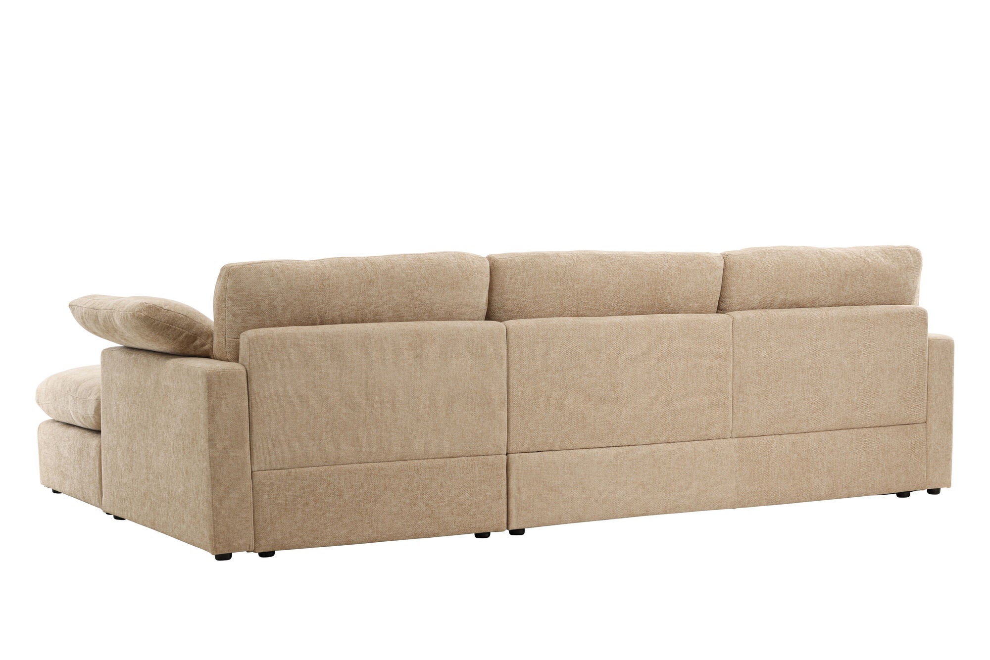 Vind Amalfi hjørne Sofa - Sand Fabric /