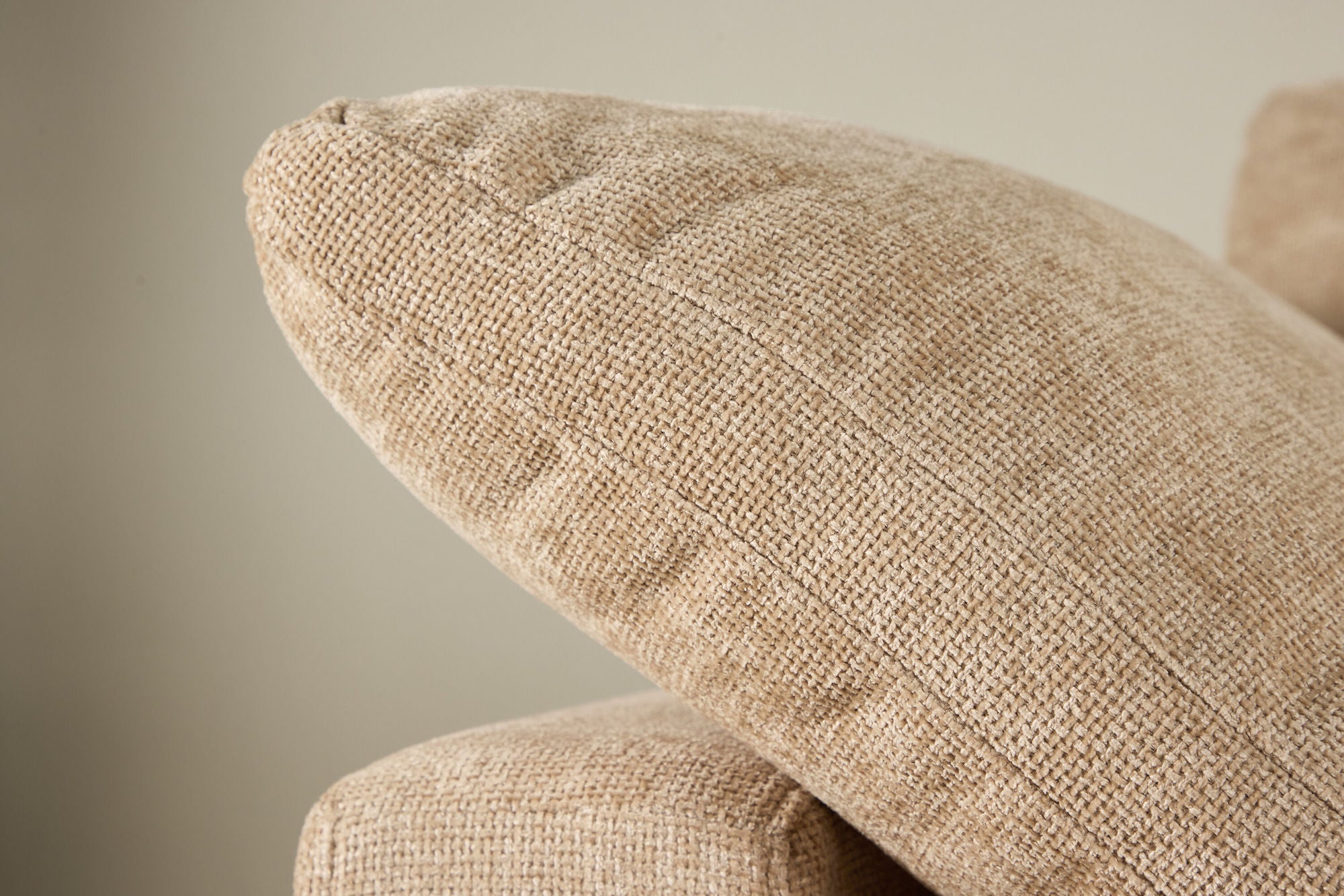 Vind Amalfi hjørne Sofa - Sand Fabric /