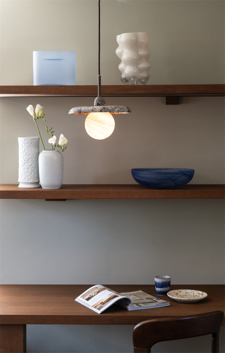 Tivoli dia.25 x h 16cm disc, Brun, loftlampe