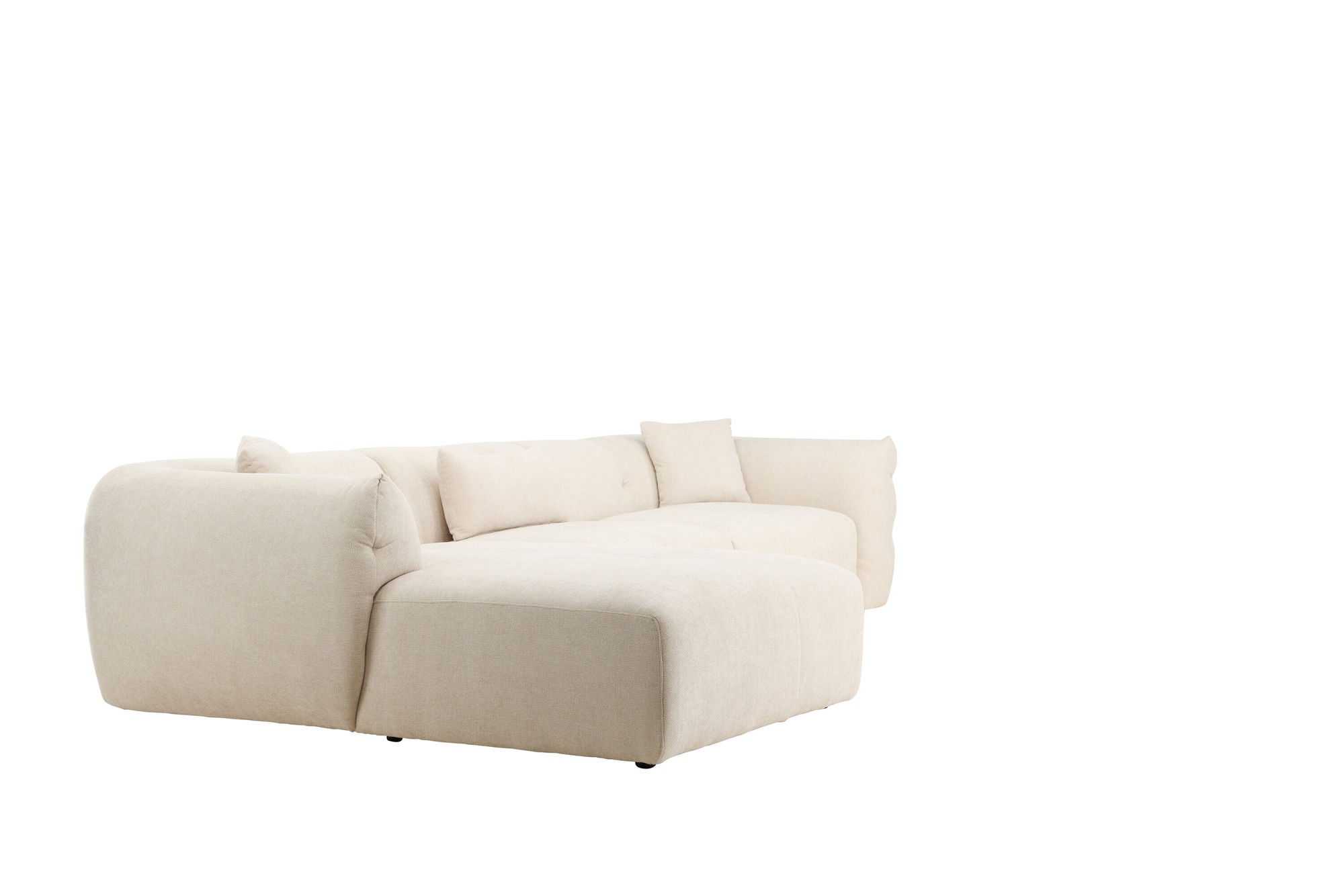 Vind Positano hjørne Sofa - Beige Fabric / Right