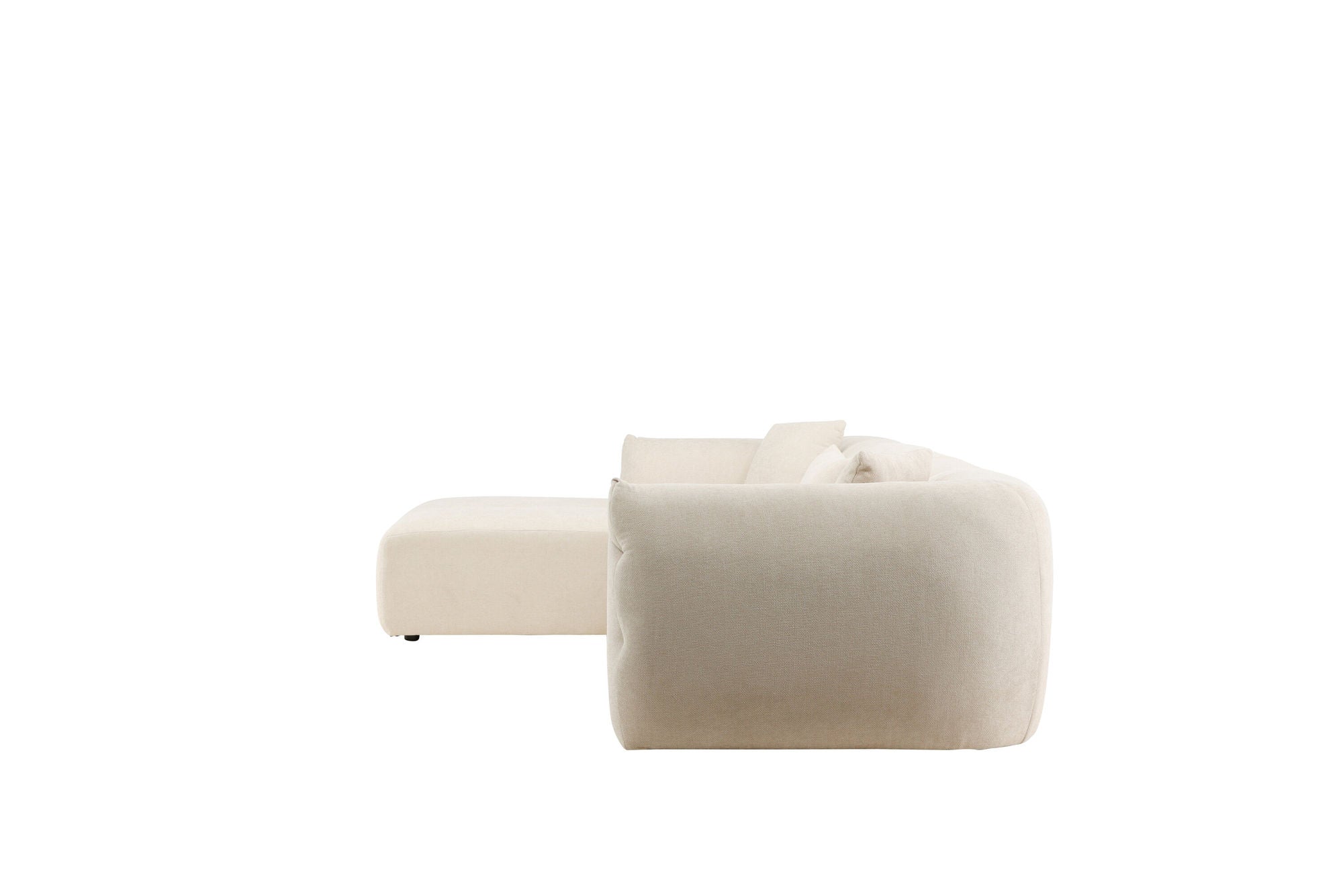 Vind Positano hjørne Sofa - Beige Fabric / Right