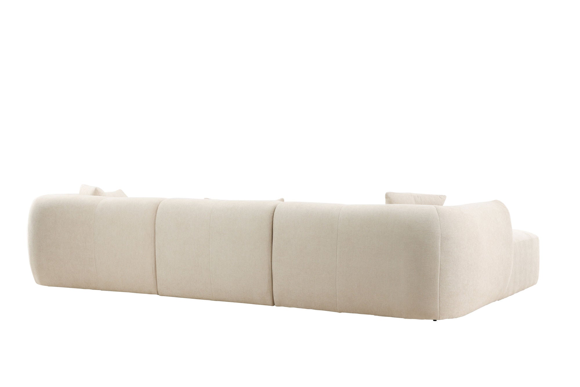 Vind Positano hjørne Sofa - Beige Fabric / Right