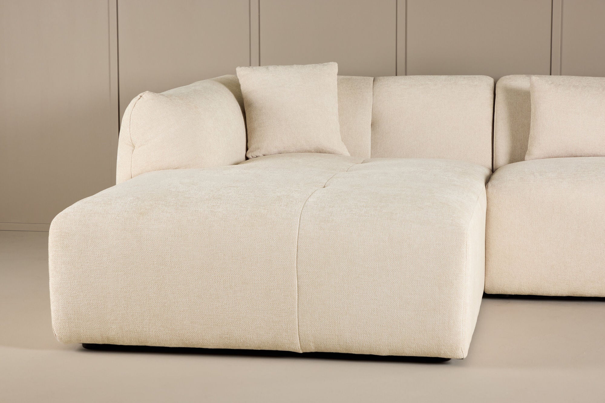 Vind Positano hjørne Sofa - Beige Fabric / Right