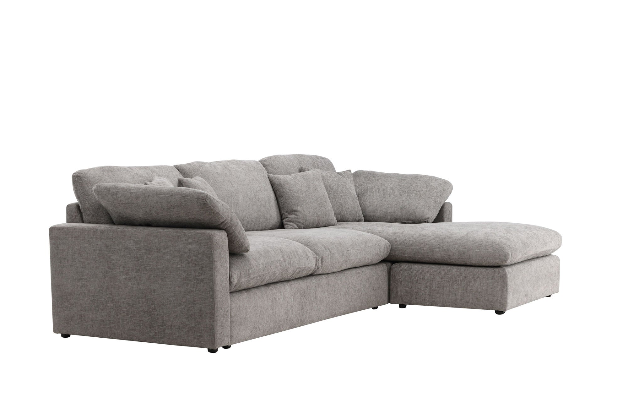 Vind Amalfi hjørne Sofa - Dark Grey Fabric /