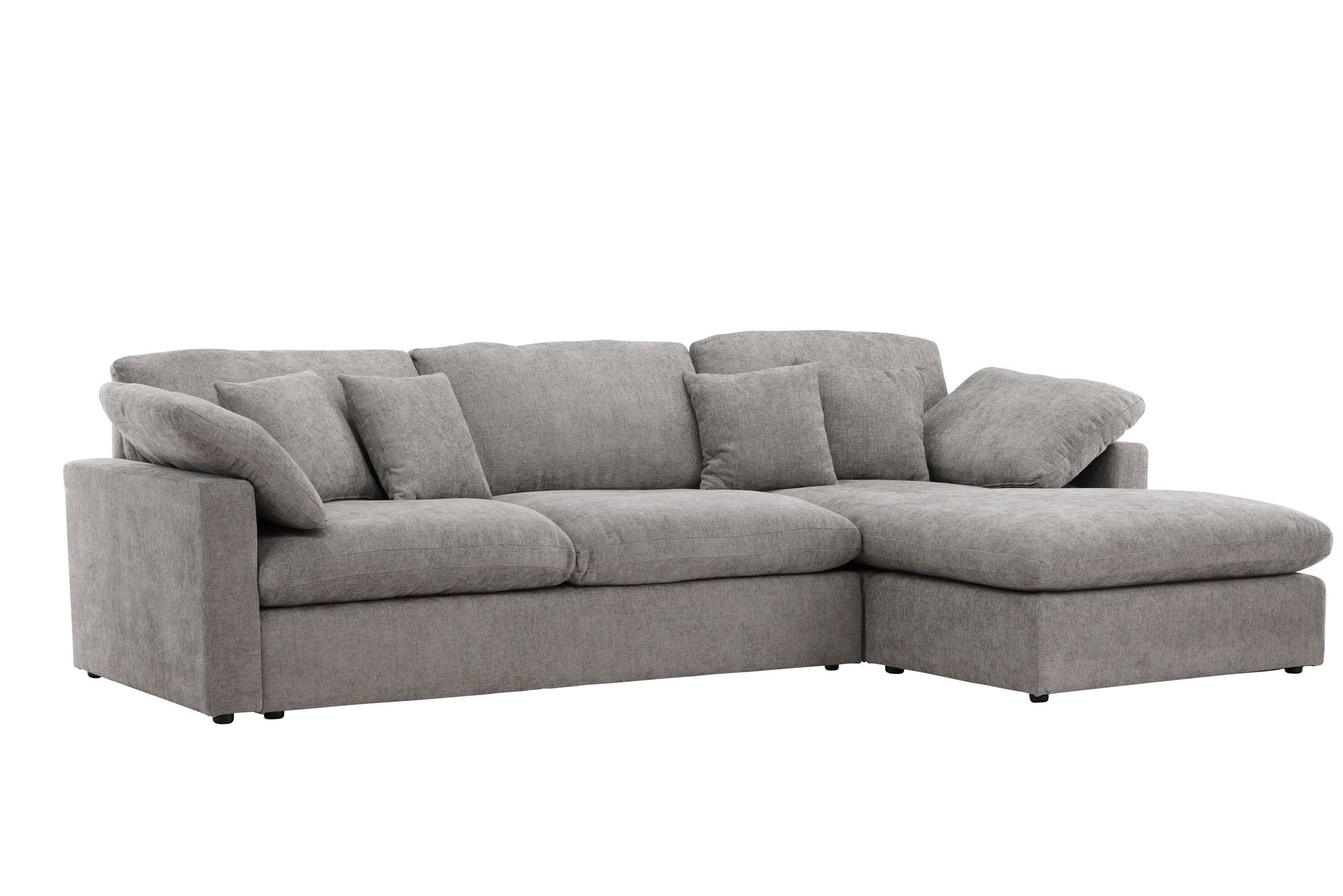 Vind Amalfi hjørne Sofa - Dark Grey Fabric /