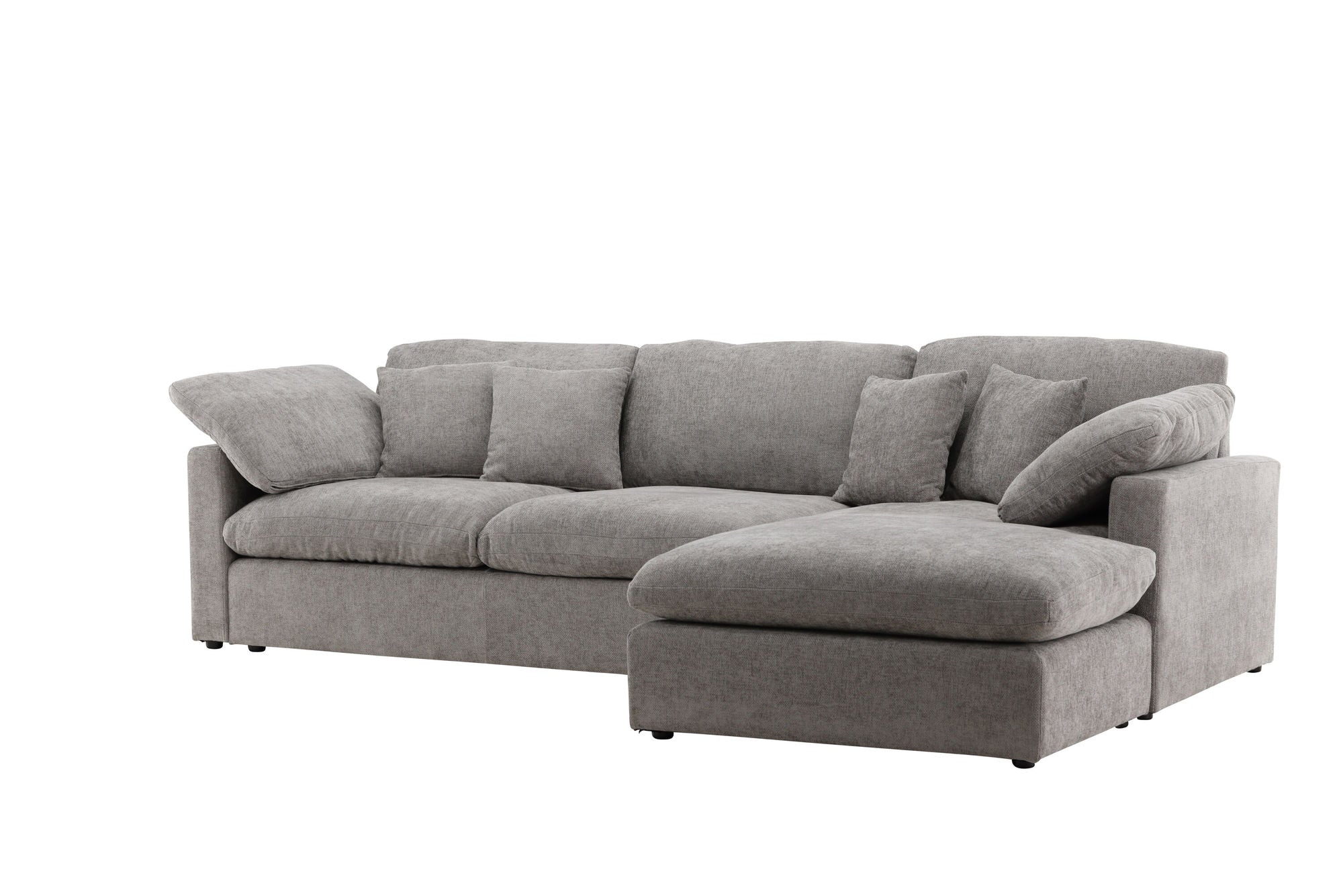 Vind Amalfi hjørne Sofa - Dark Grey Fabric /