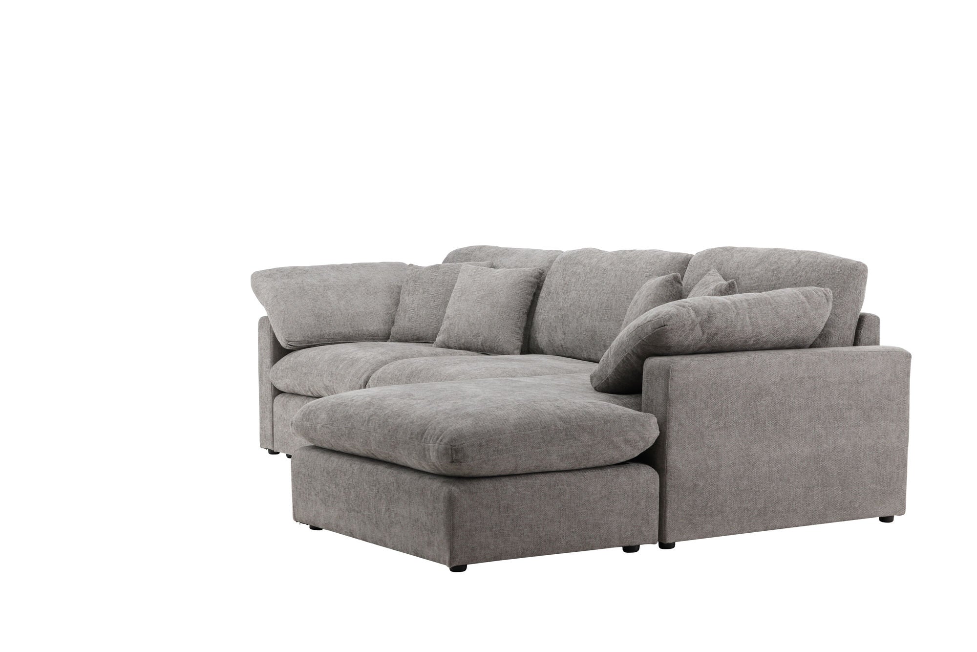 Vind Amalfi hjørne Sofa - Dark Grey Fabric /