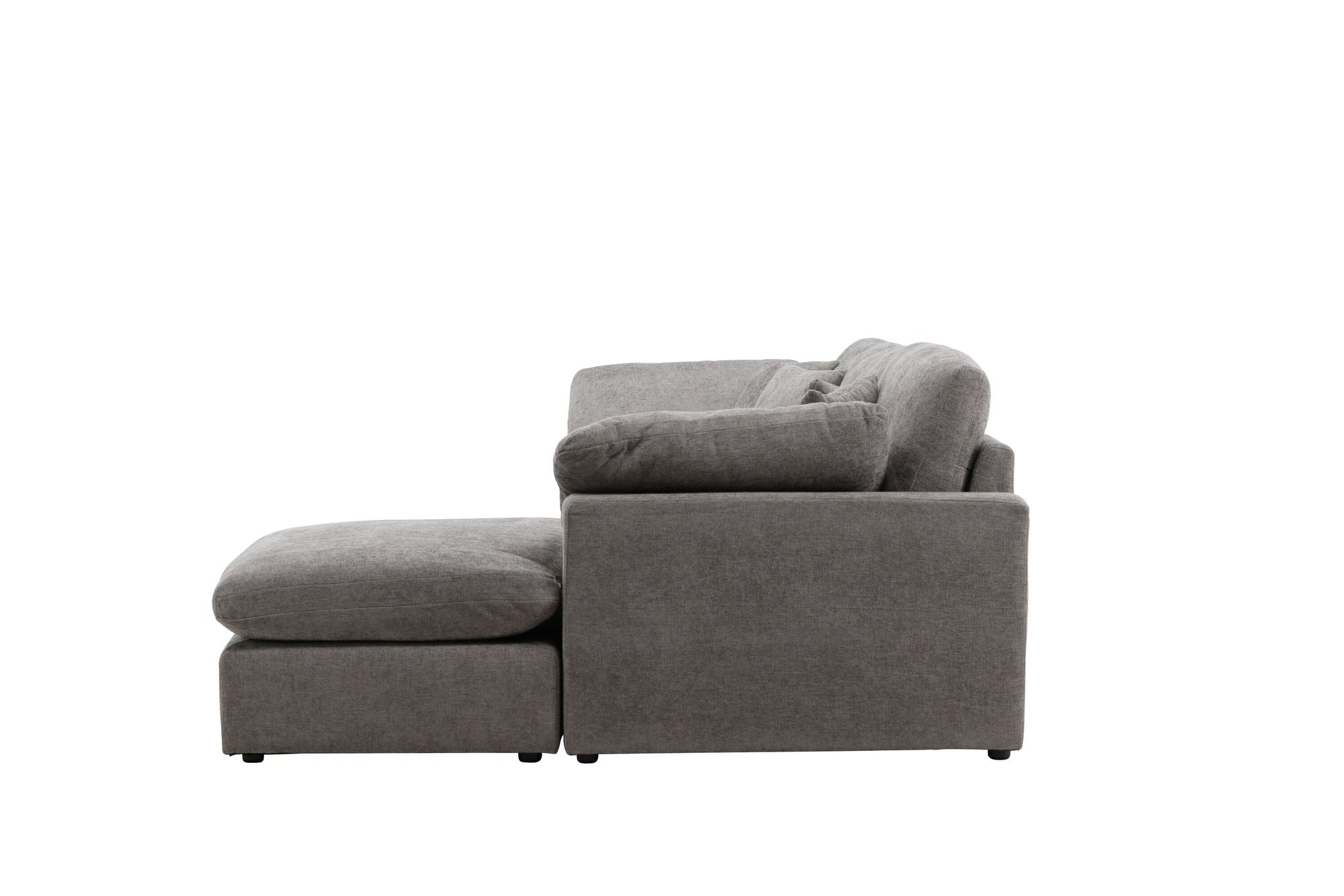 Vind Amalfi hjørne Sofa - Dark Grey Fabric /