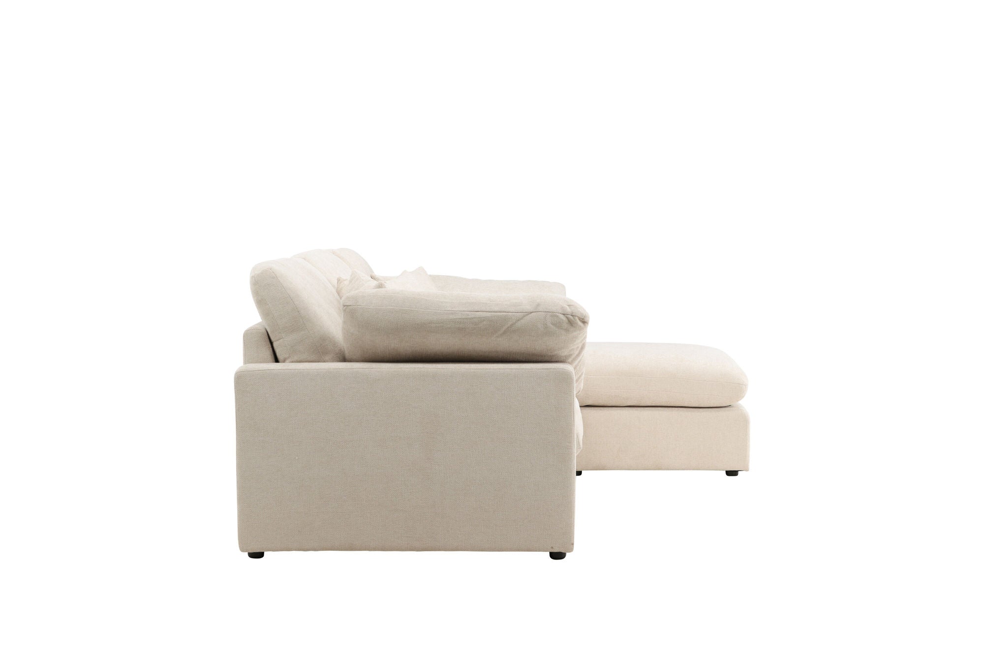 Vind Amalfi hjørne Sofa - Beige Fabric /
