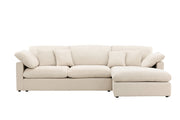 Vind Amalfi hjørne Sofa - Beige Fabric /