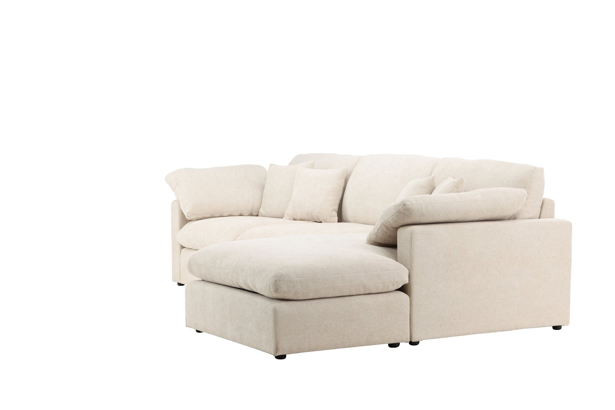 Vind Amalfi hjørne Sofa - Beige Fabric /