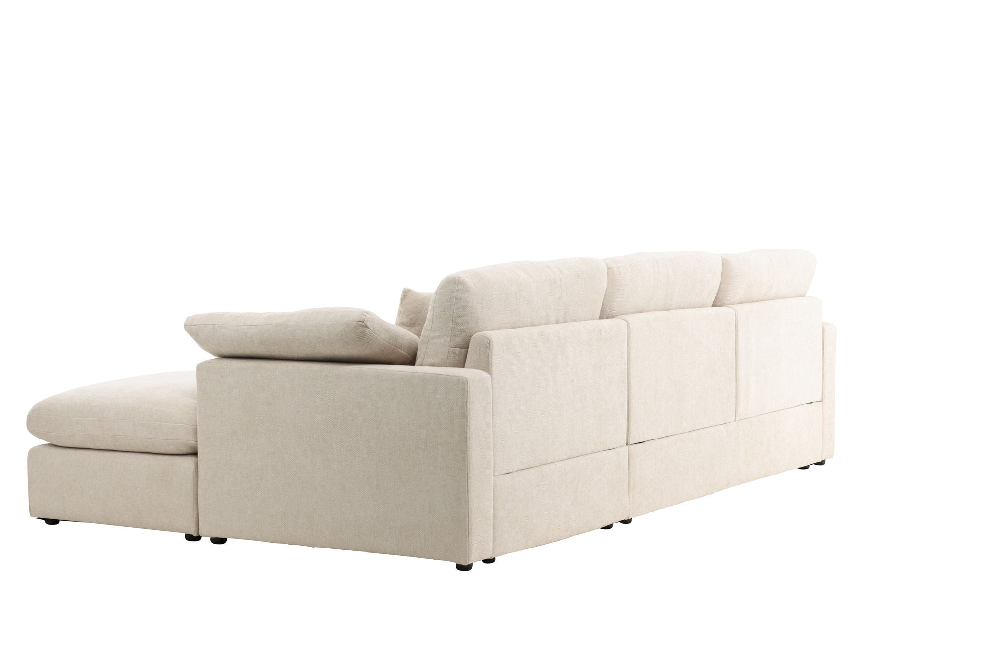 Vind Amalfi hjørne Sofa - Beige Fabric /