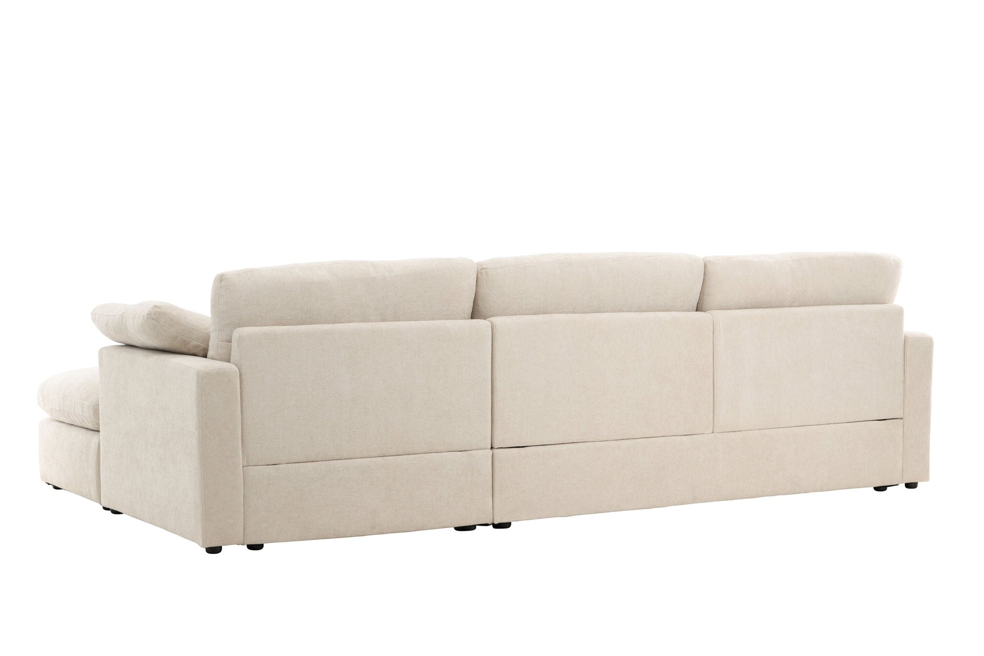 Vind Amalfi hjørne Sofa - Beige Fabric /