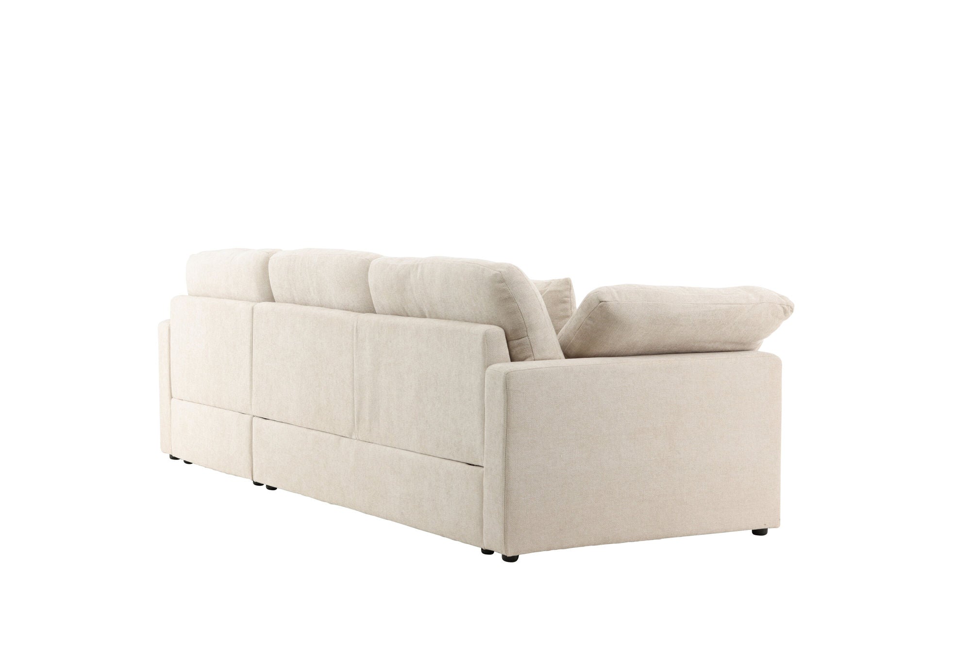 Vind Amalfi hjørne Sofa - Beige Fabric /